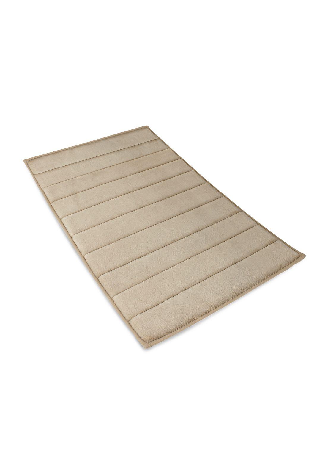 Alfombra de baño Nautica 50x80cm coralina ultra suave beige-4