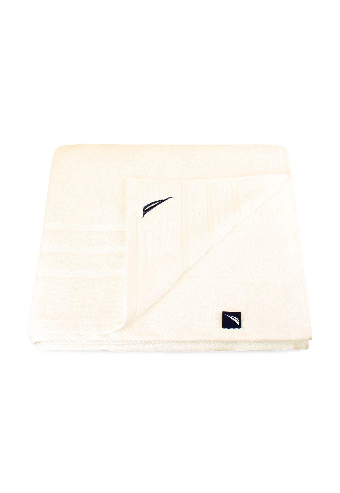 Pack 2 Toallas de Baño Nautica Home 100% algodón 76x137cm beige-2