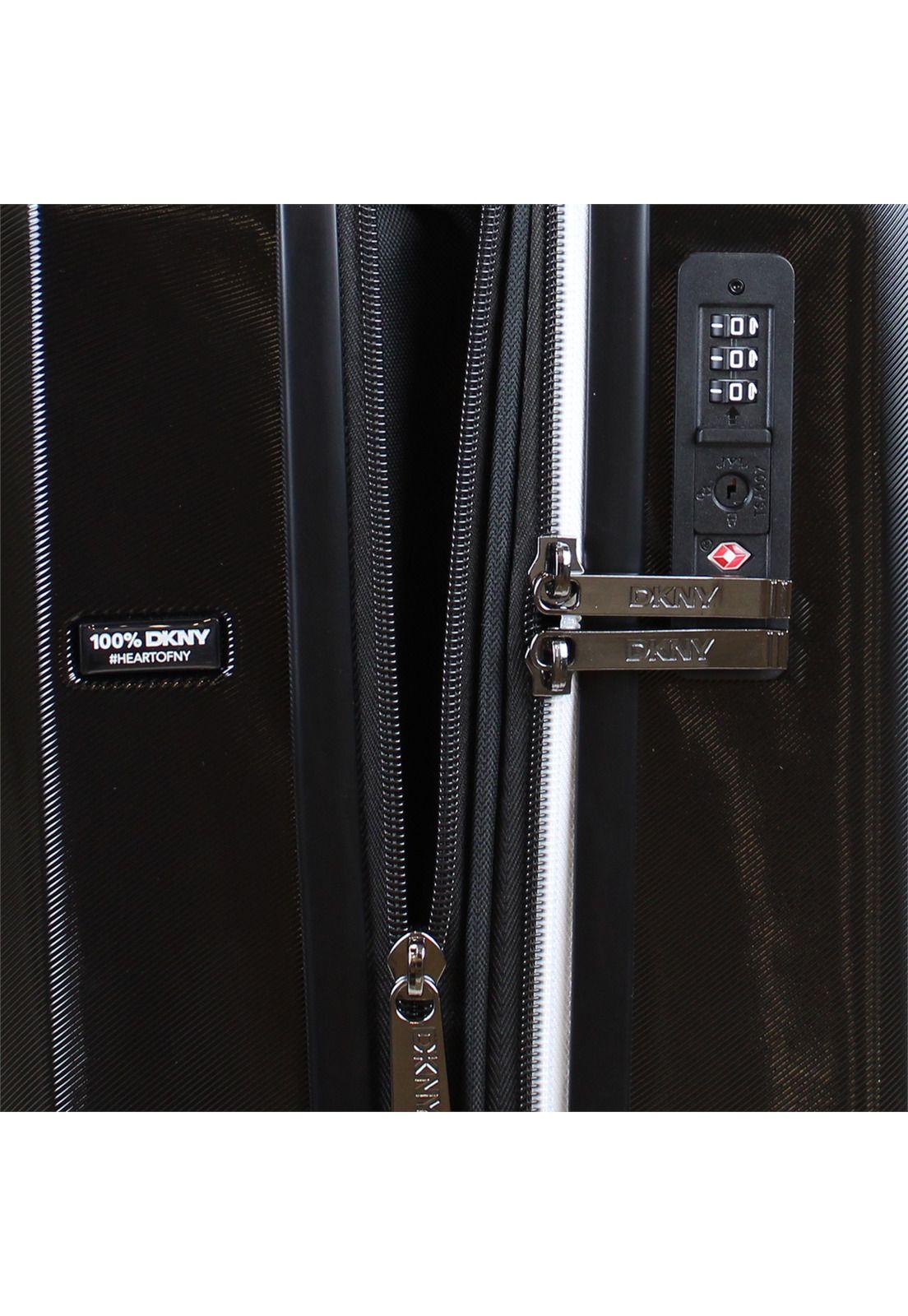 Maleta Donna Karan grande Luxe L 23kg negra DKNY-6