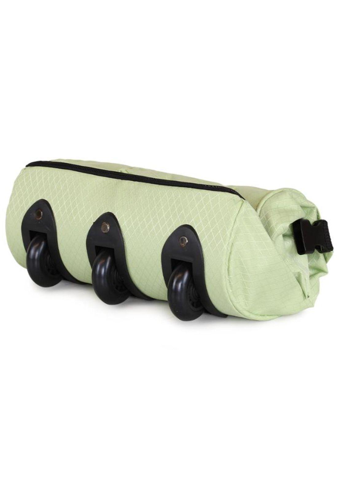 Bolso tipo Mochila con ruedas Challenger verde-2