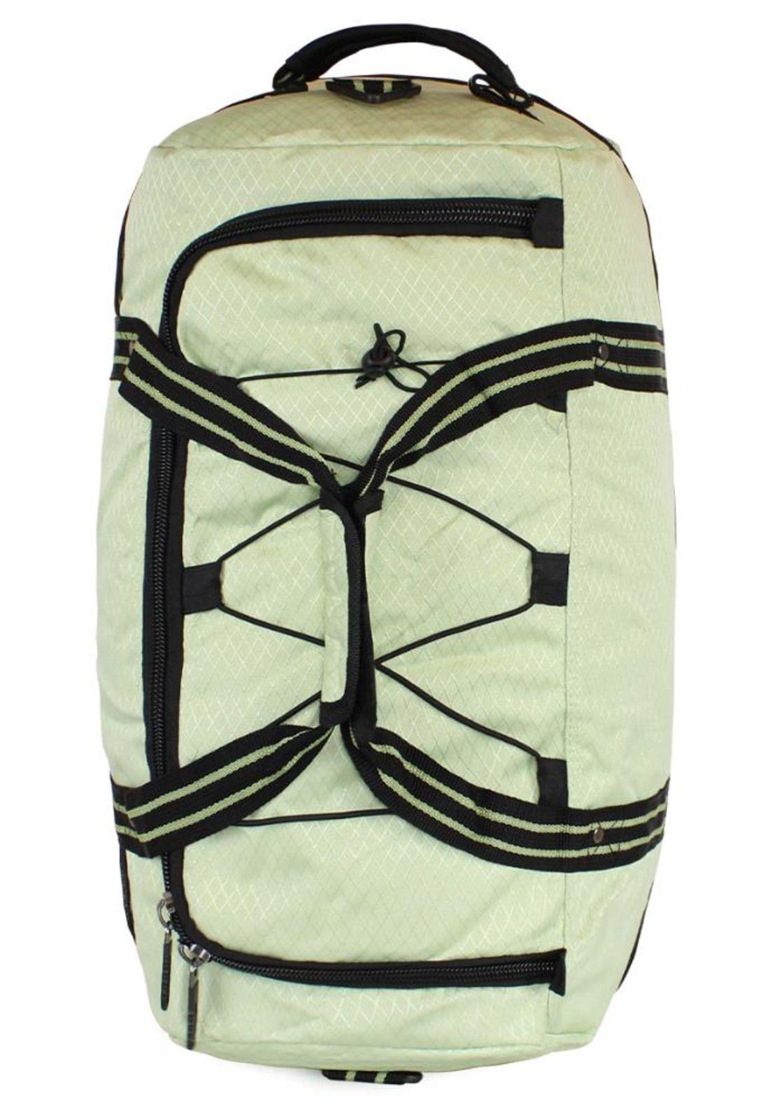 Bolso tipo Mochila con ruedas Challenger verde-3