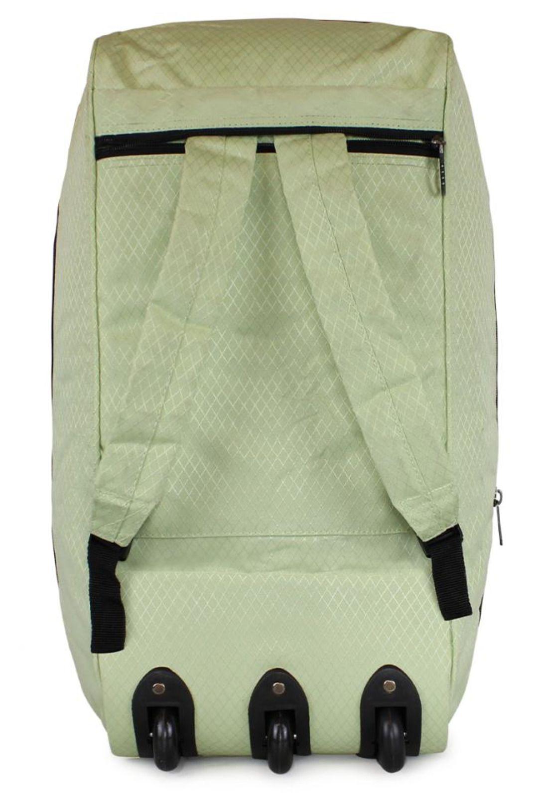 Bolso tipo Mochila con ruedas Challenger verde-4