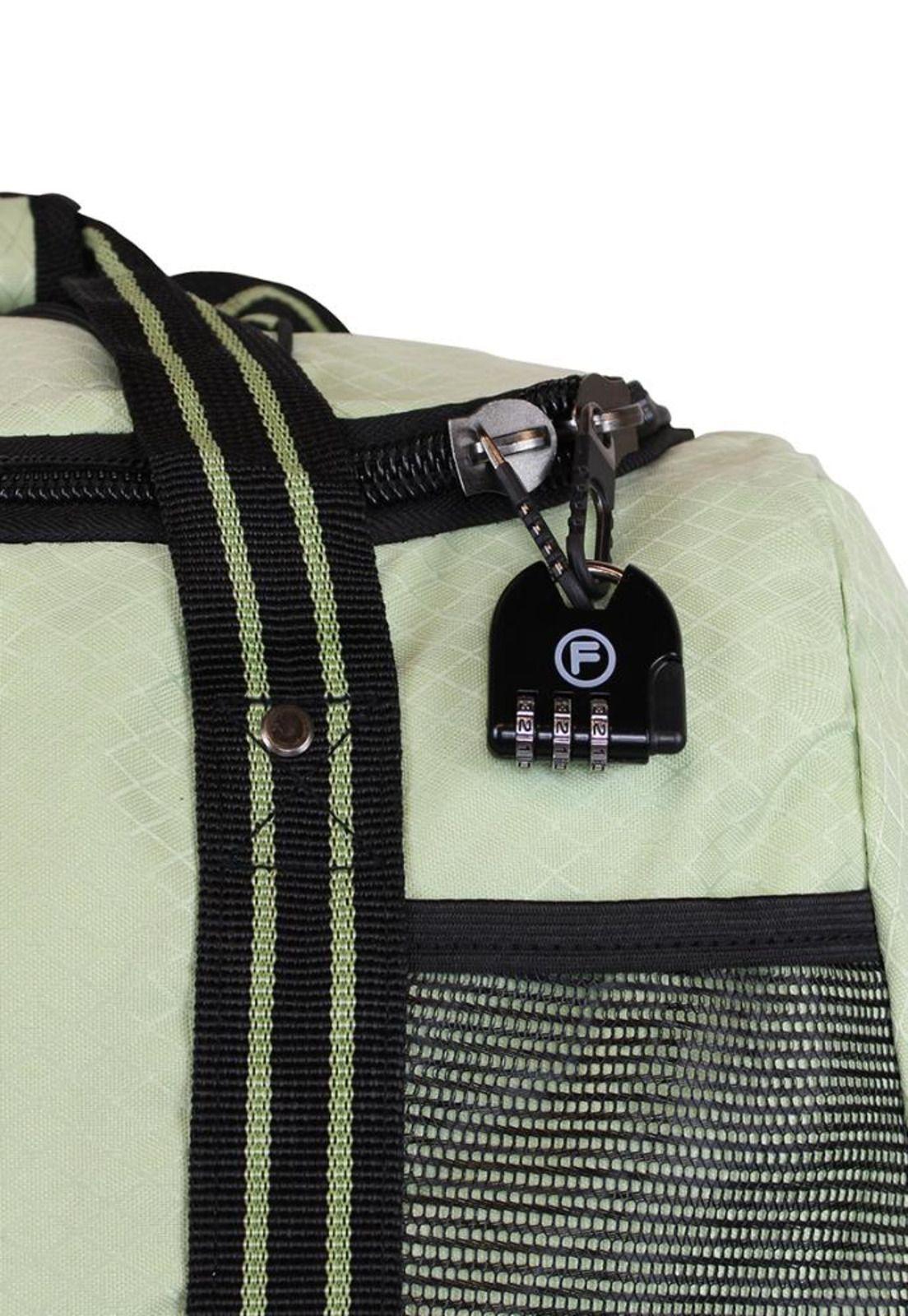 Bolso tipo Mochila con ruedas Challenger verde-6