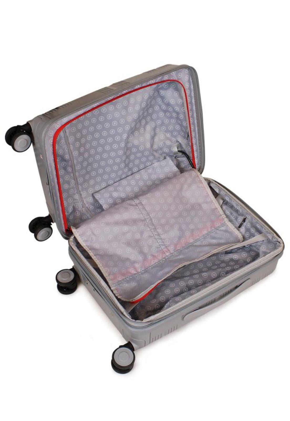 Maleta de cabina con usb CHIC gris F la Maleta de Chile-2