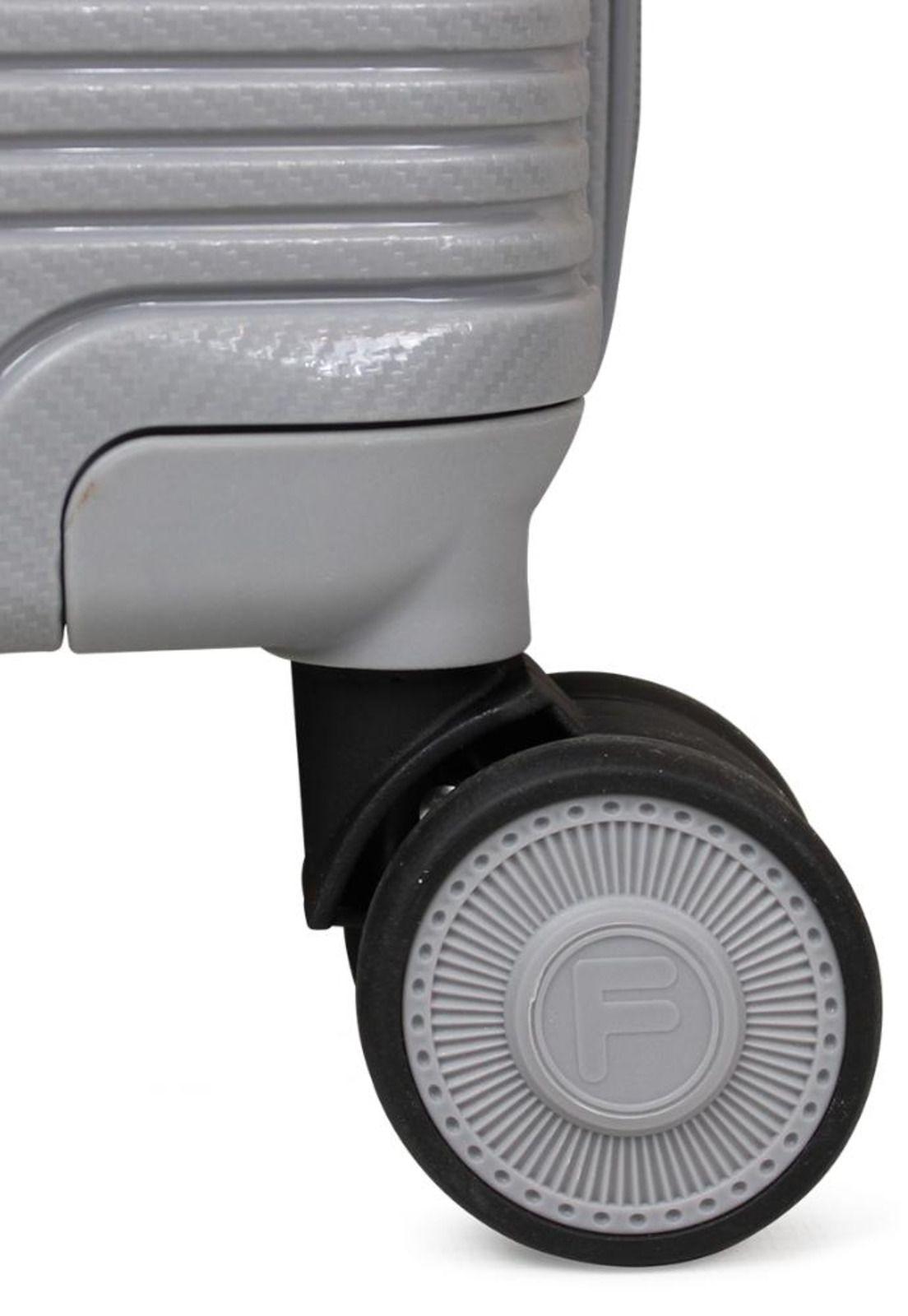Maleta de cabina con usb CHIC gris F la Maleta de Chile-4