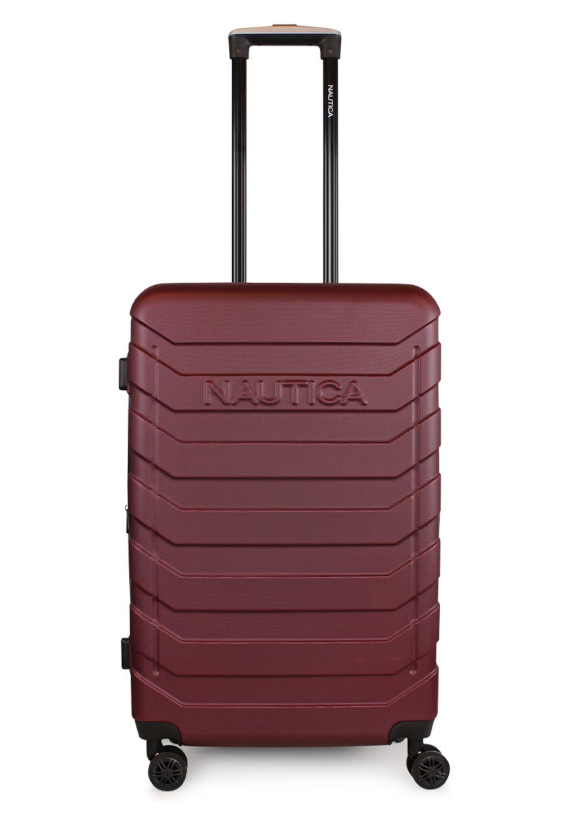 Maleta mediana Soho M 20kg burdeo Nautica-0