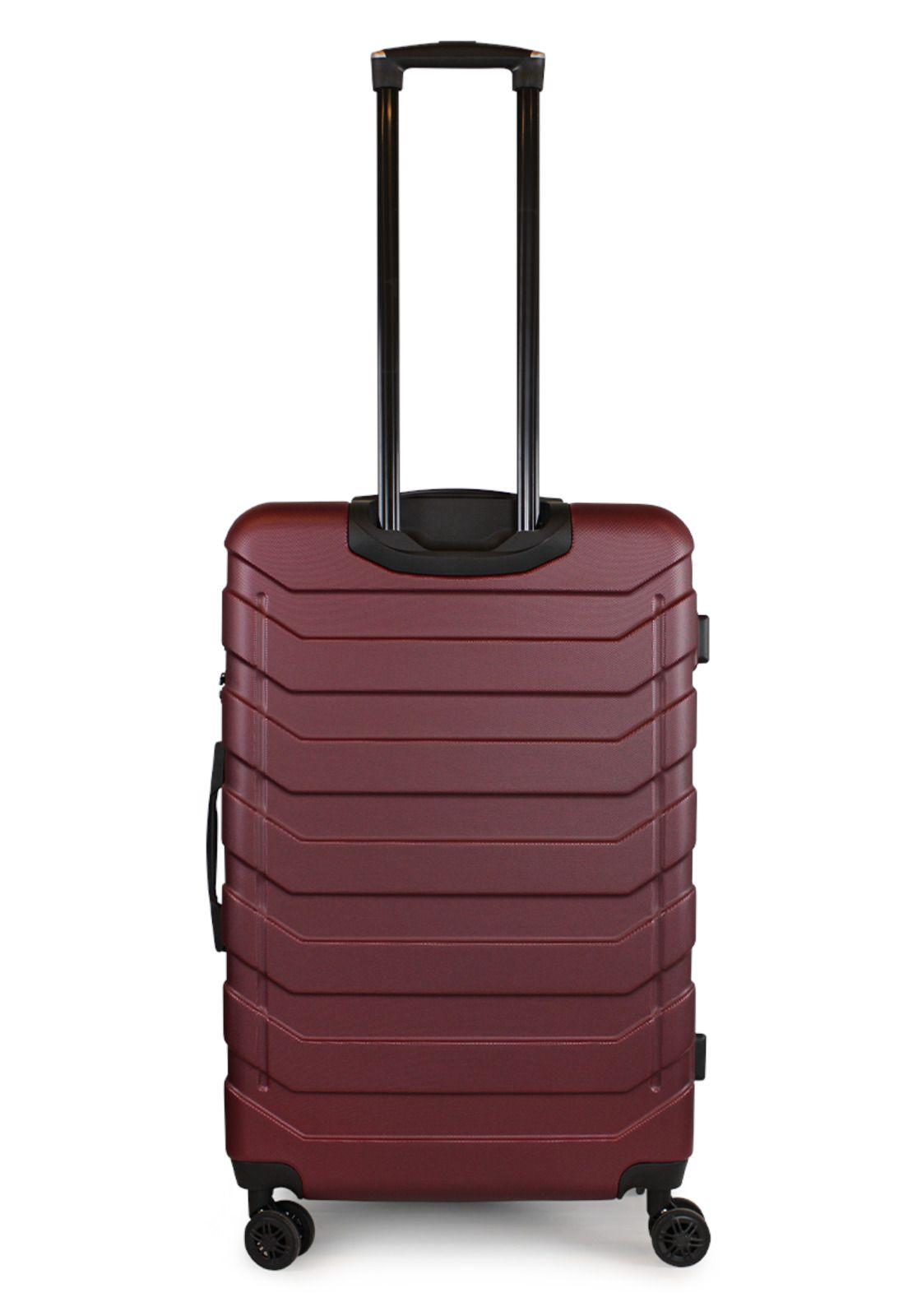 Maleta mediana Soho M 20kg burdeo Nautica-9