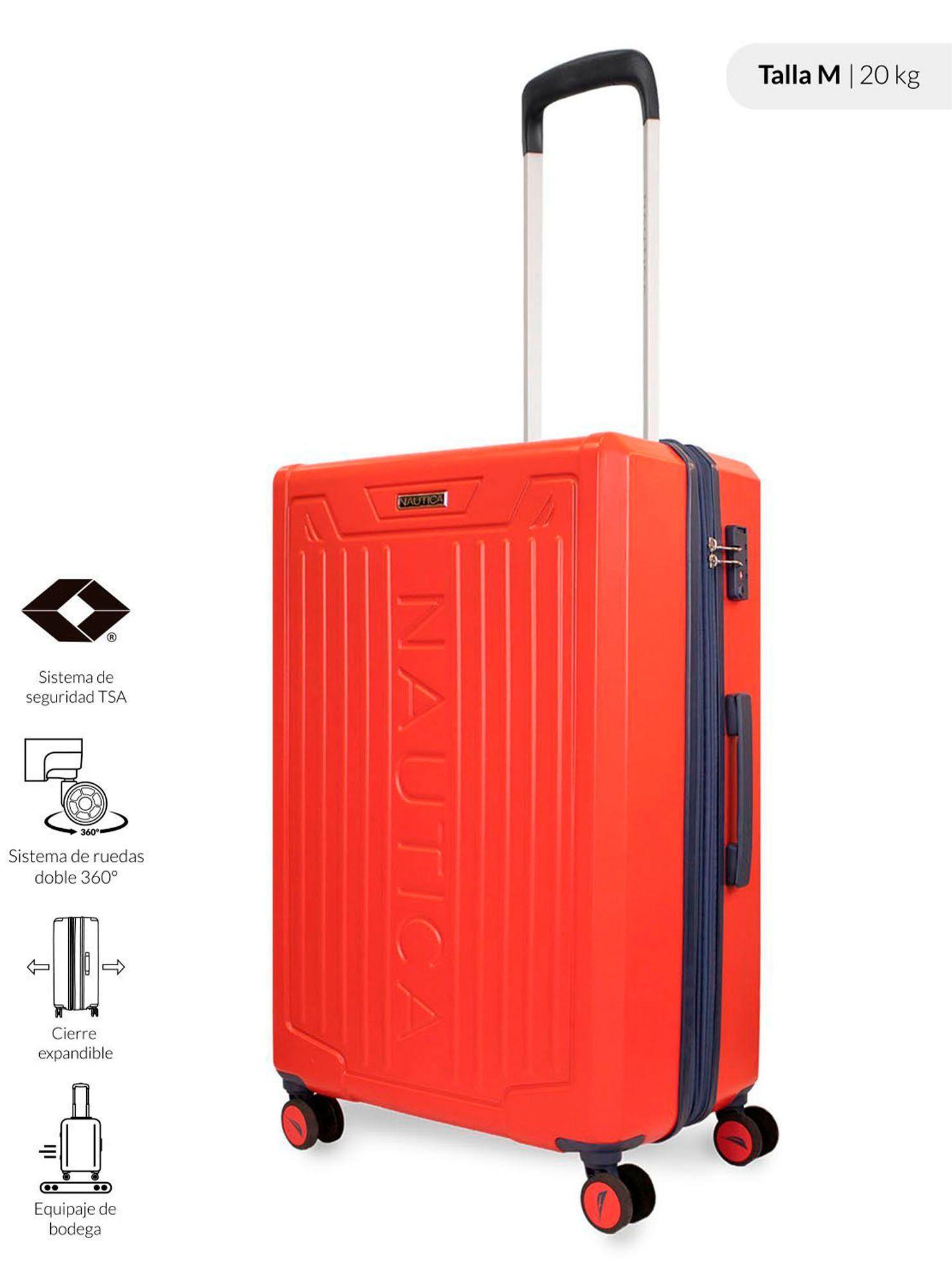 Maleta mediana Copper Nautica M 20kg naranja-1