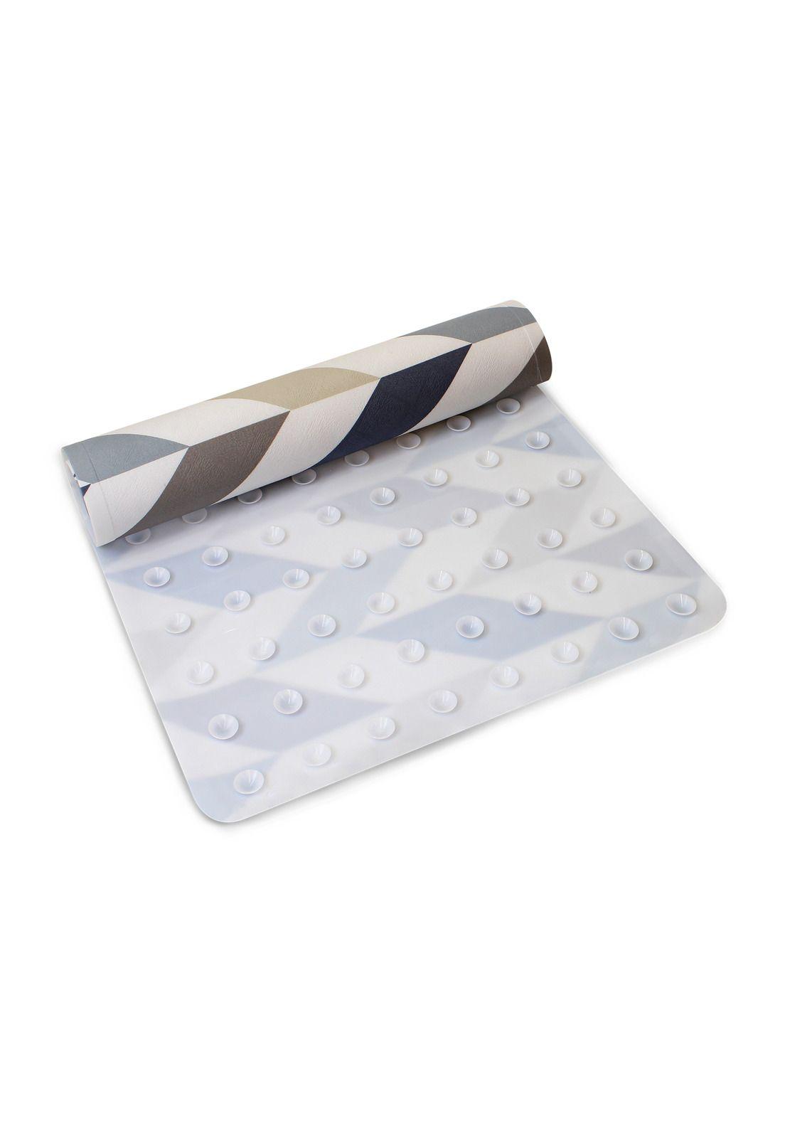 Set para baño Nautica Home Cortina+Alfombra+cesta diseño multicolor-3