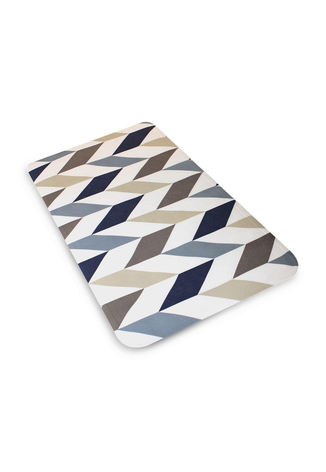 Set para baño Nautica Home Cortina+Alfombra+cesta diseño multicolor-4