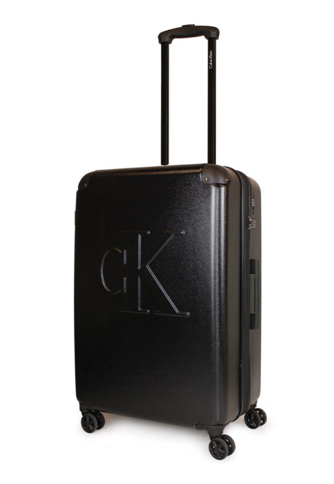 Maleta Mediana Cadillac 20kg negra Calvin Klein-6