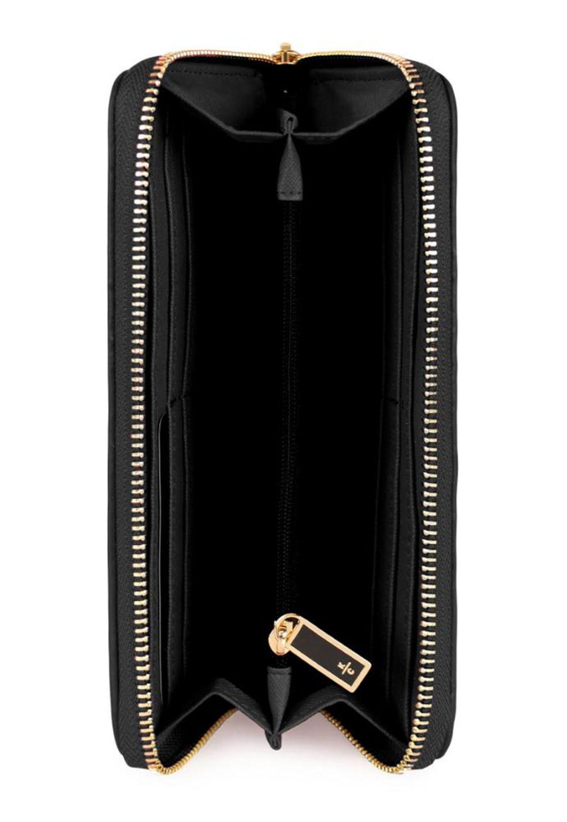 Billetera mujer Ava negra Kenneth Cole-3