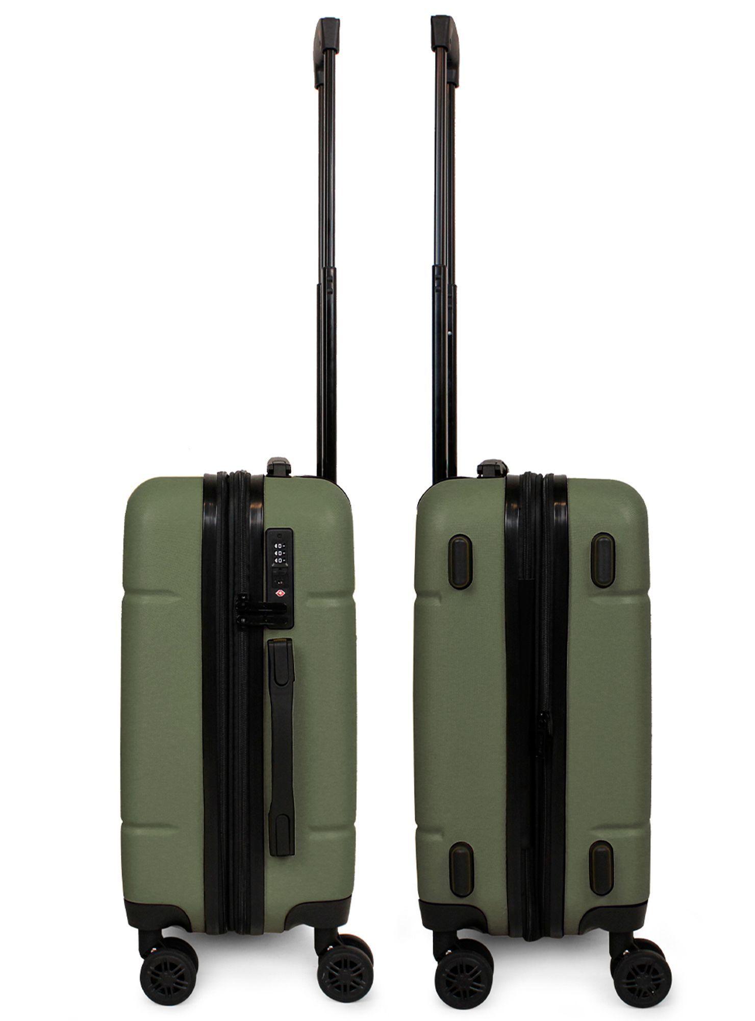 Pack 2 maletas S+L Amsterdam 10kg y 23kg verde Nautica-4