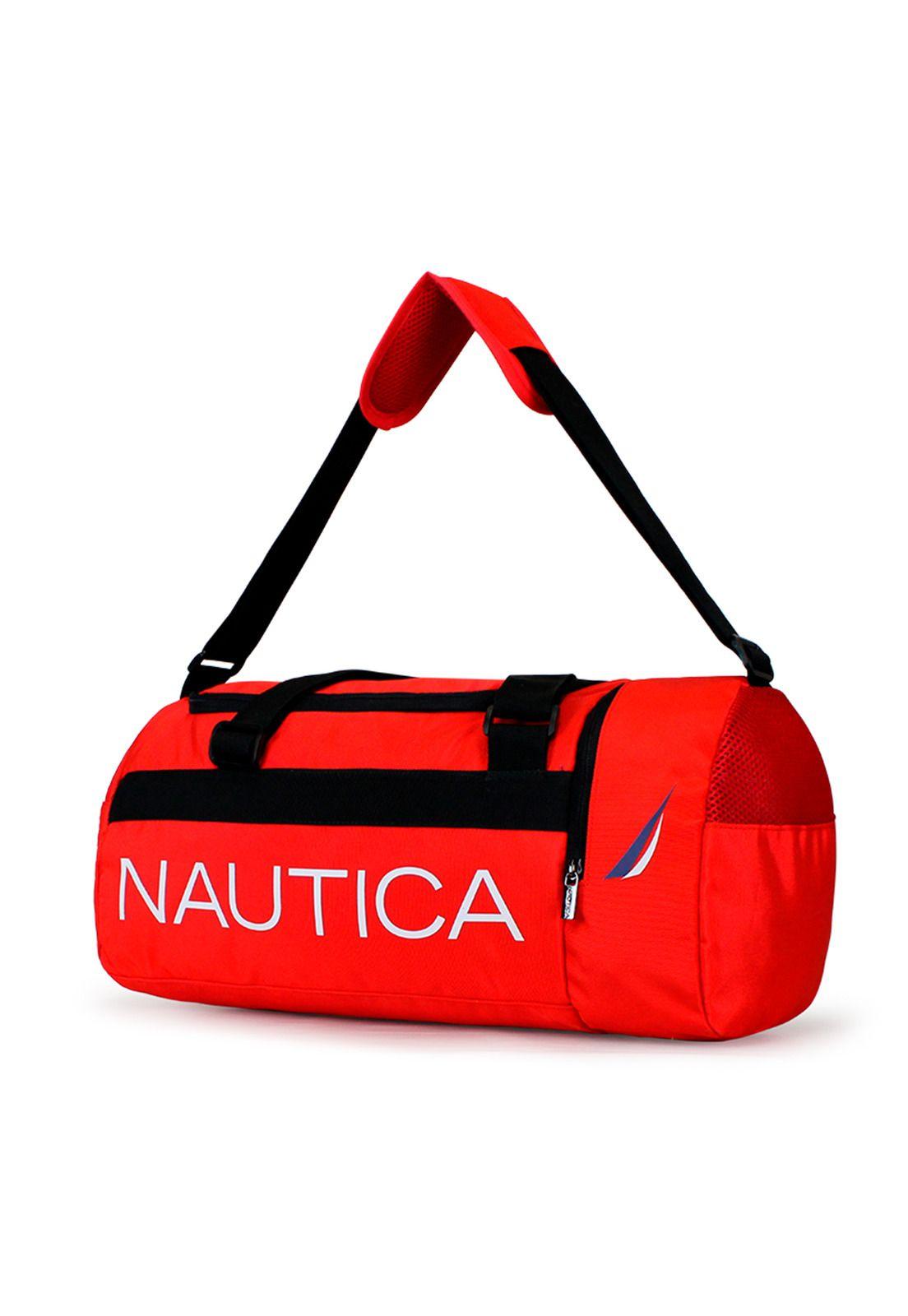 Bolso Valar rojo Nautica + Candado-2