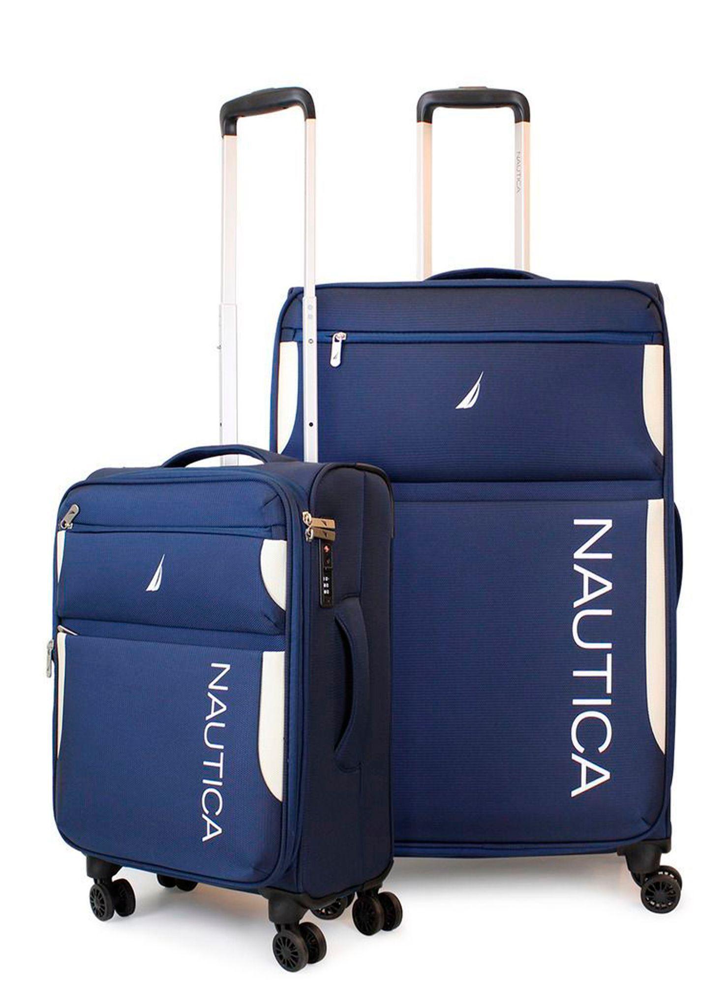 Pack 2 maletas blandas de tela S+L Nautica Marbella 10k y 23k azul-0