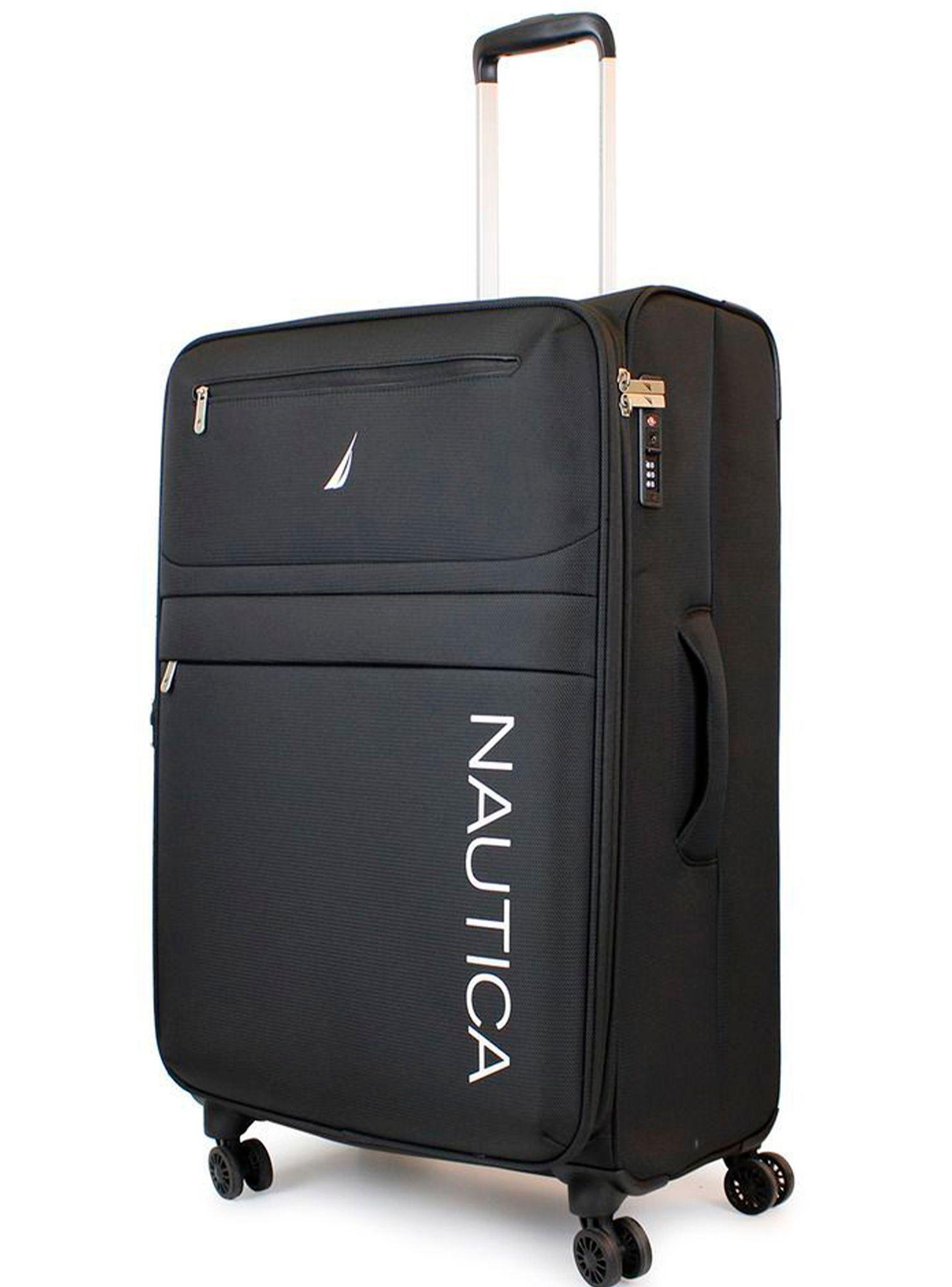 Maleta blanda de tela grande Nautica Munich L 23kg negra-5