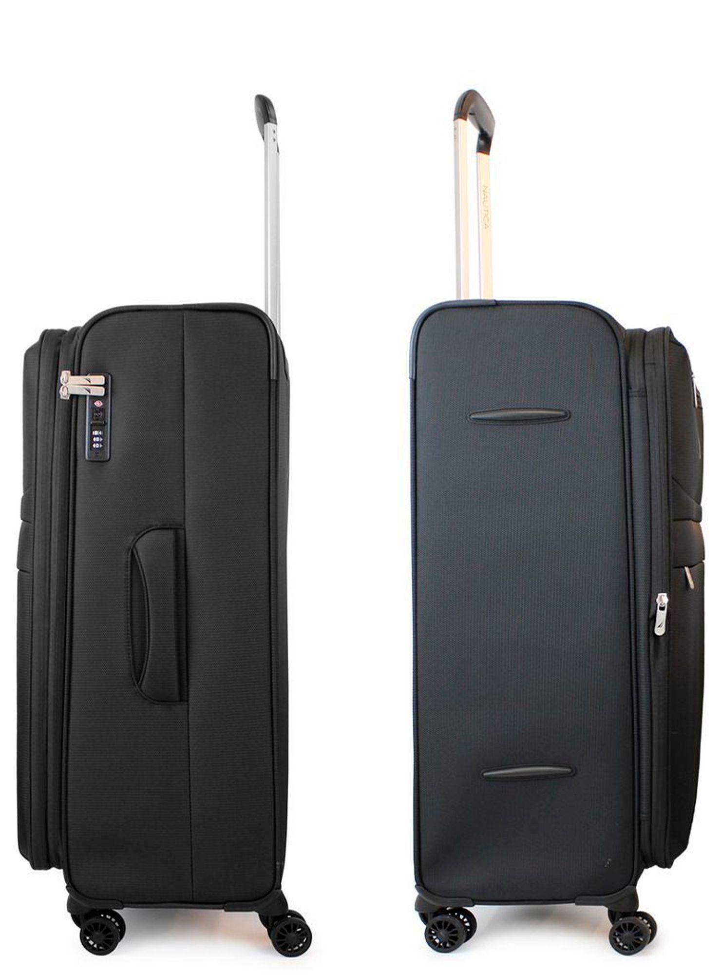 Maleta blanda de tela grande Nautica Munich L 23kg negra-6