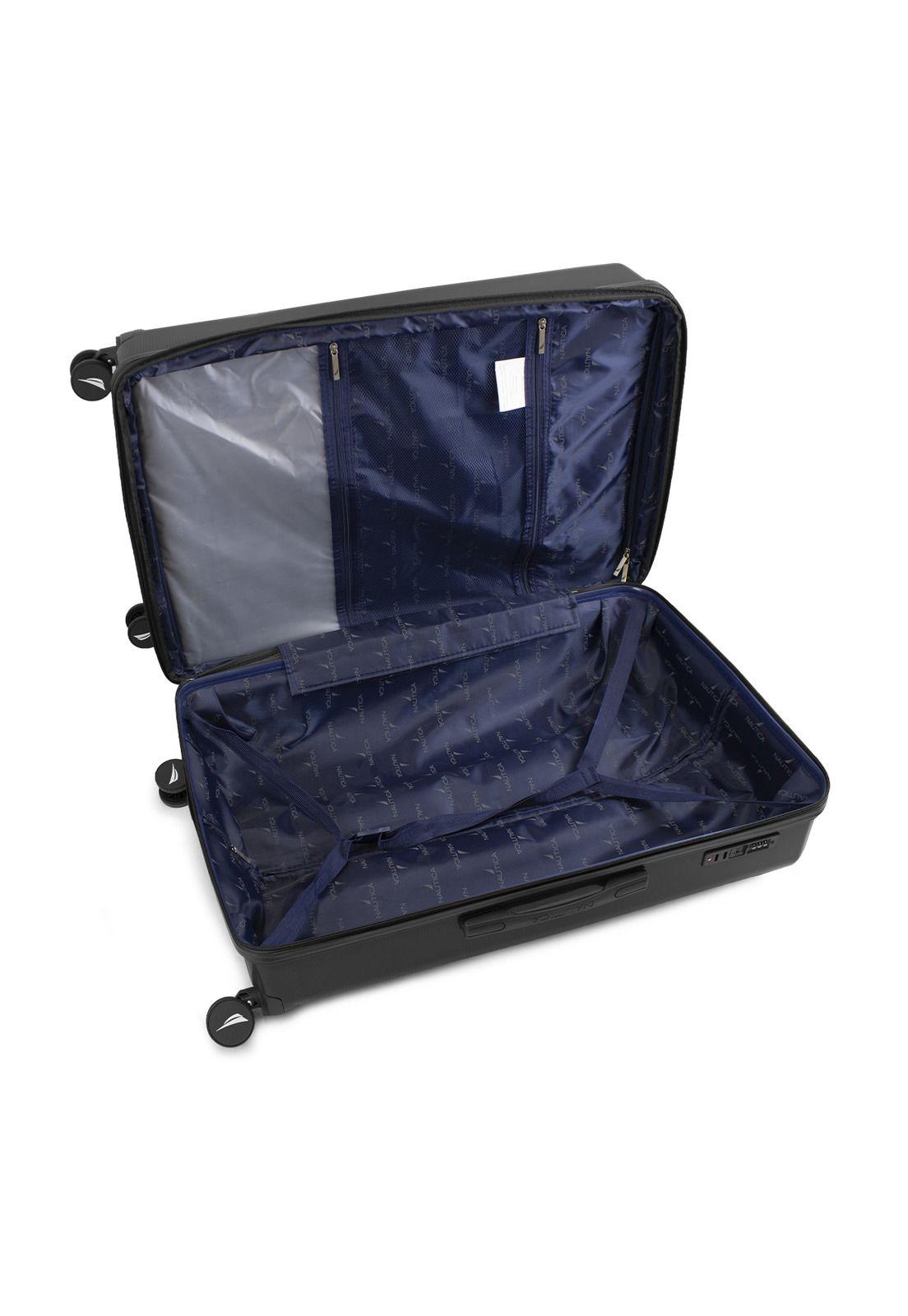 Maleta mediana Nautica Niza M 20kg negra-1
