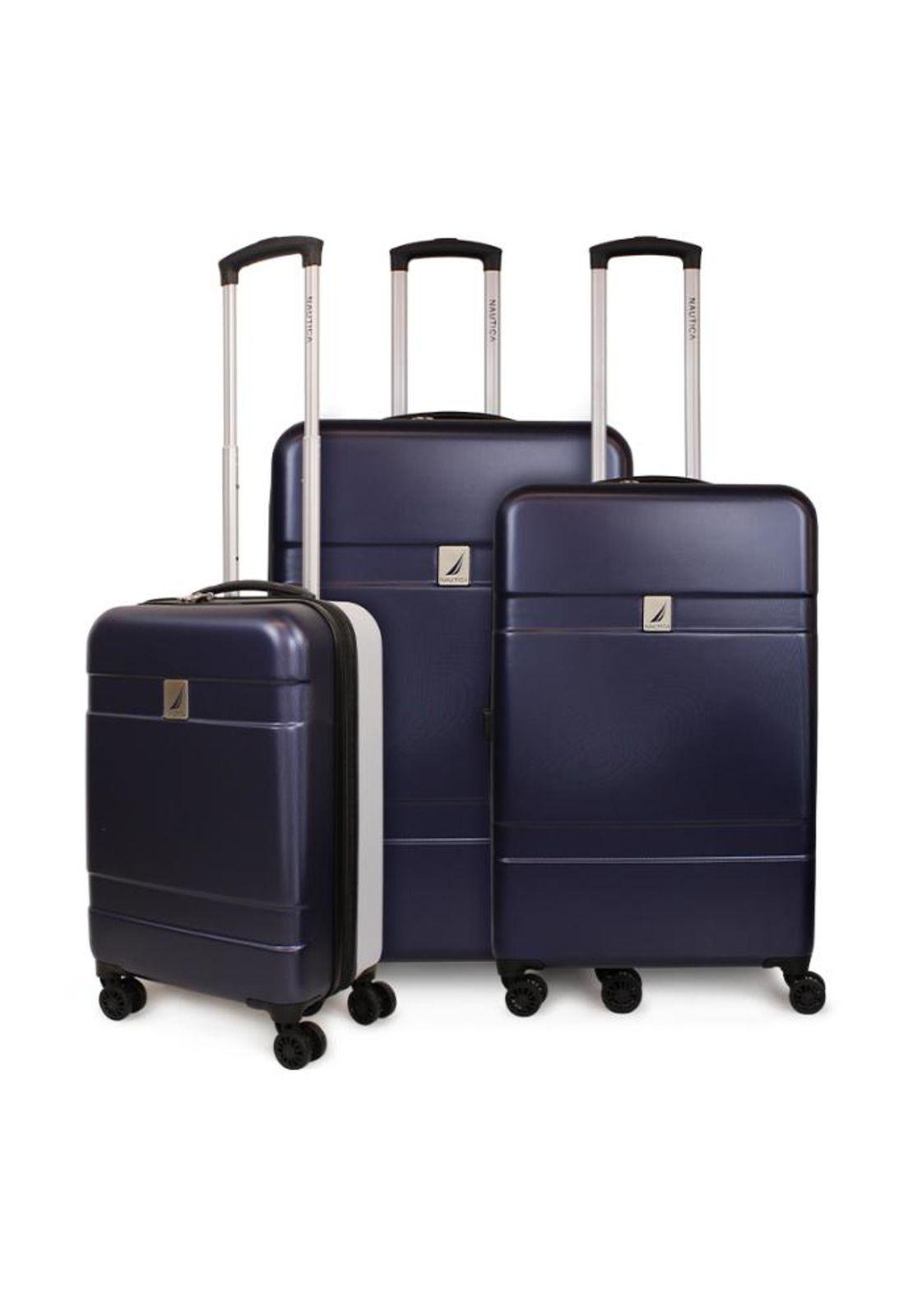 Set 3 maletas Bora S+M+L azul Nautica-0