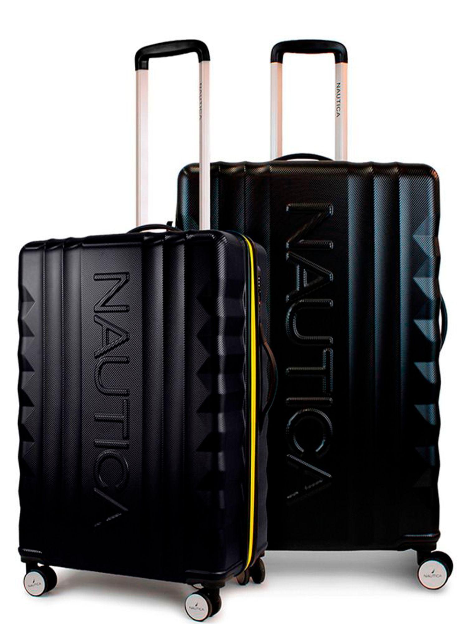 Pack 2 maletas Nautica M+L Polonia 20kg y 23kg negra-0