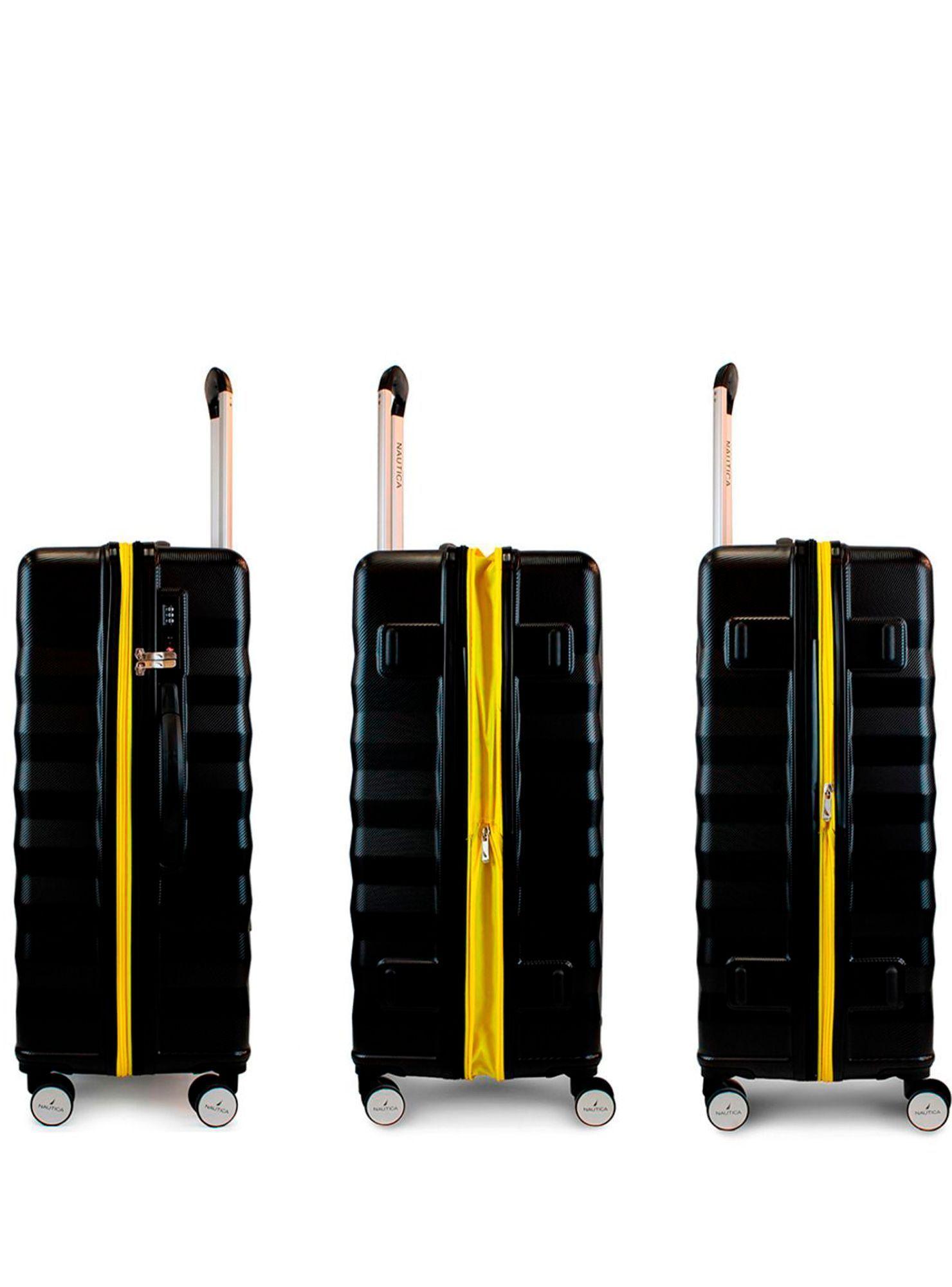 Pack 2 maletas Nautica M+L Polonia 20kg y 23kg negra-5