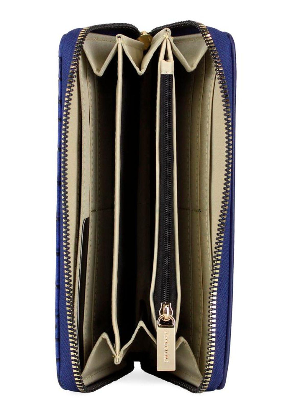 Billetera mujer Tate azul Kenneth Cole-2