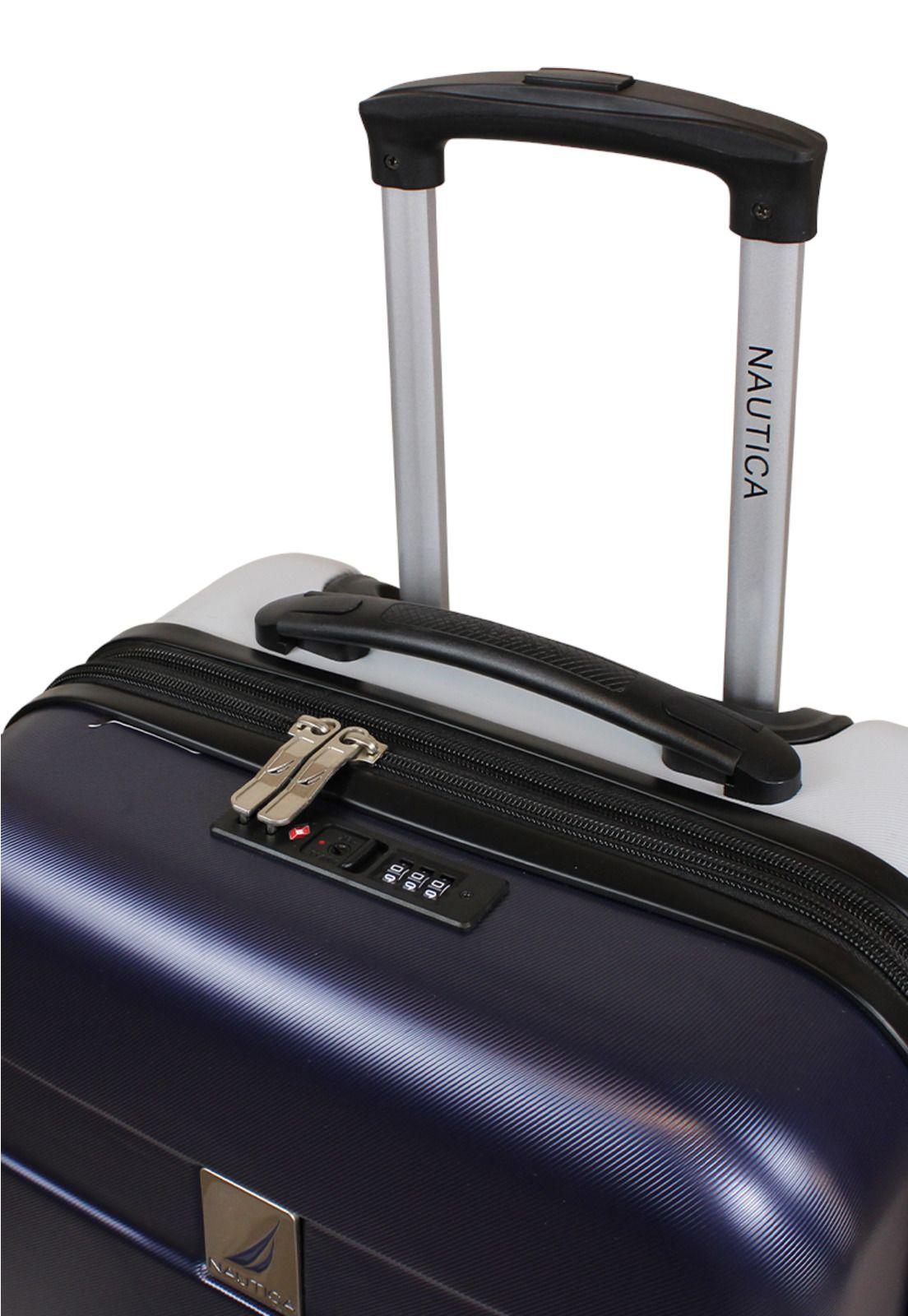 Pack Maleta cabina Bora 10kg azul + Cartera Leeway bk Nautica-6