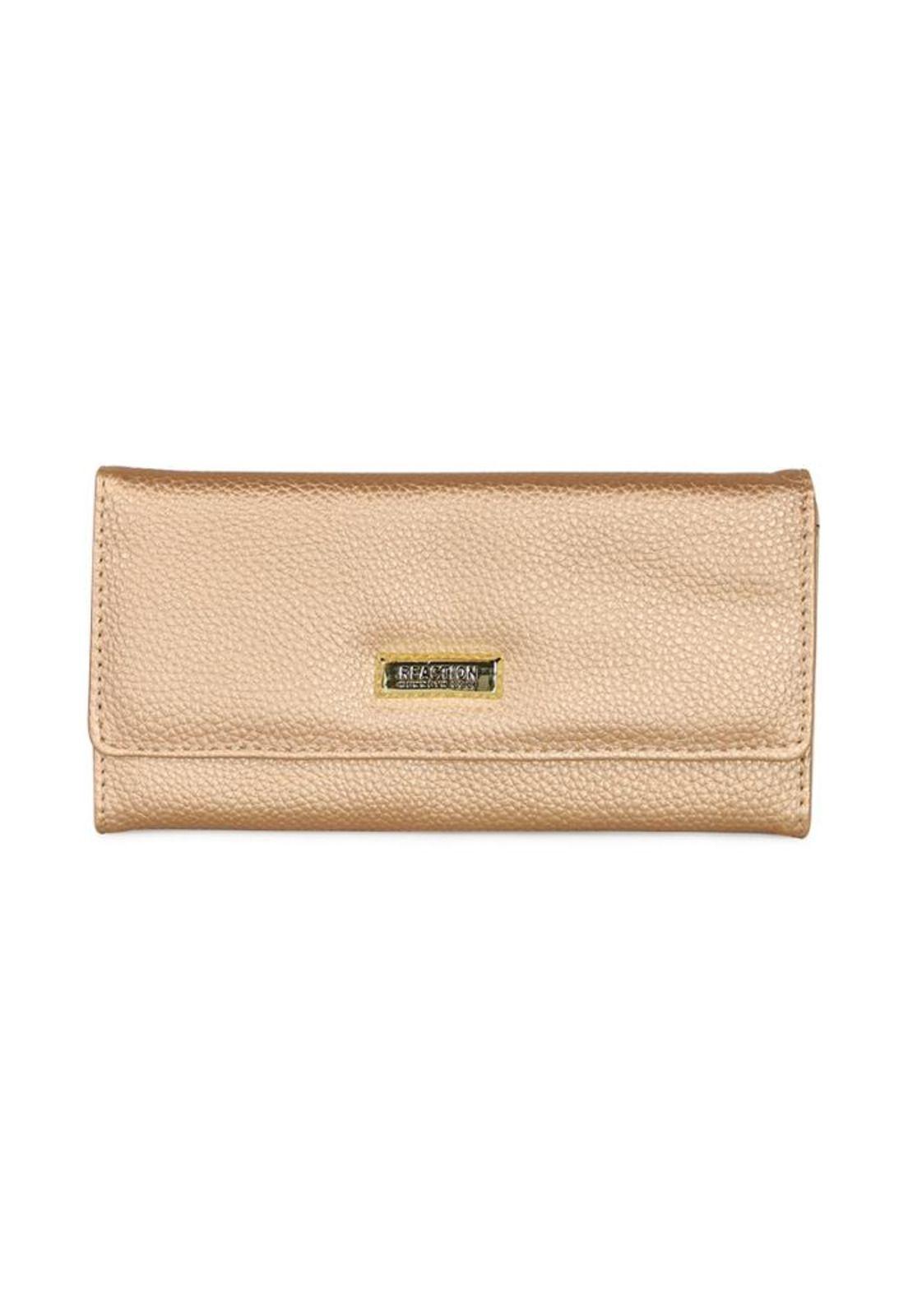 Billetera mujer Fidelia rosa metalizado  Kenneth Cole-0