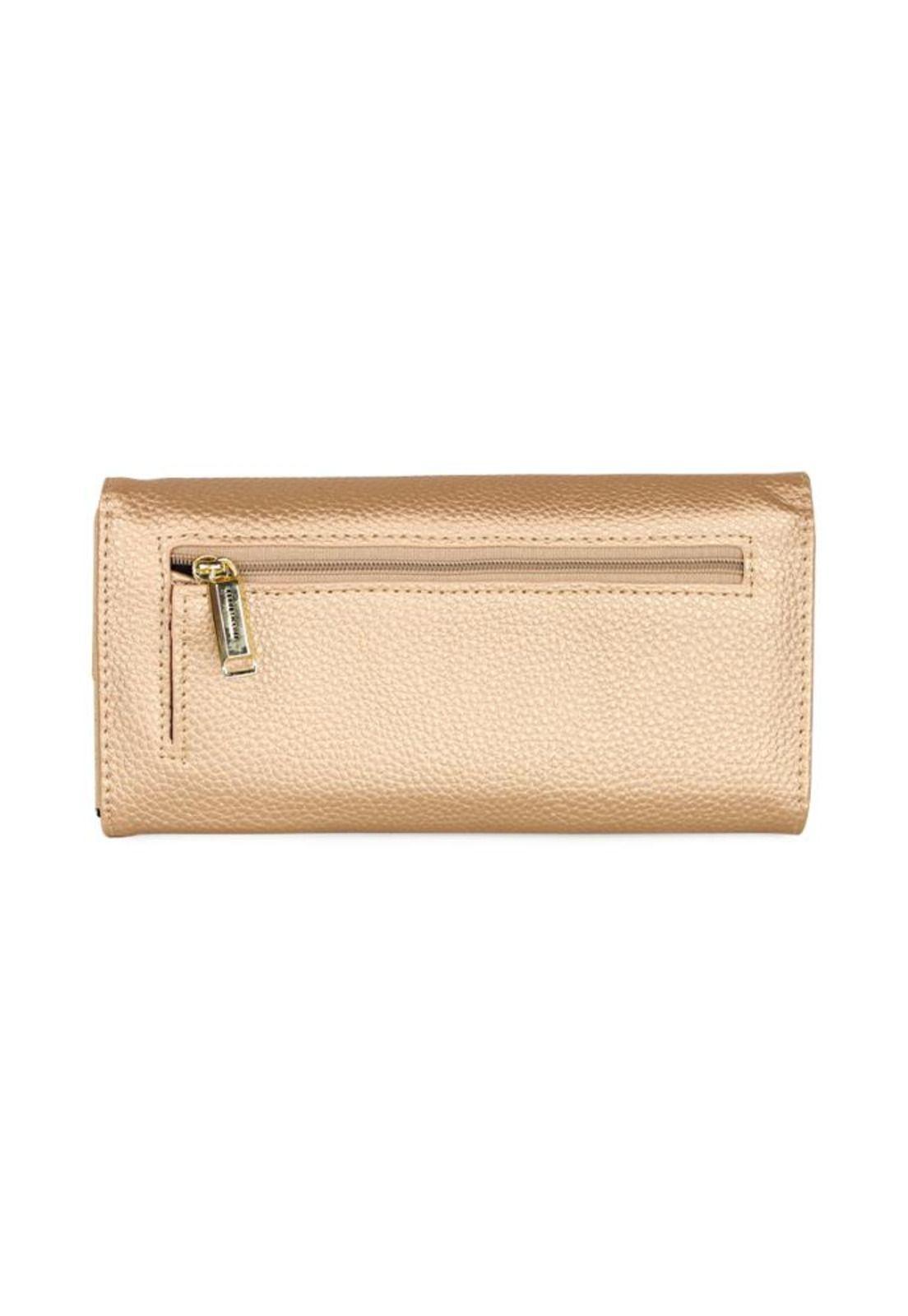 Billetera mujer Fidelia rosa metalizado  Kenneth Cole-2