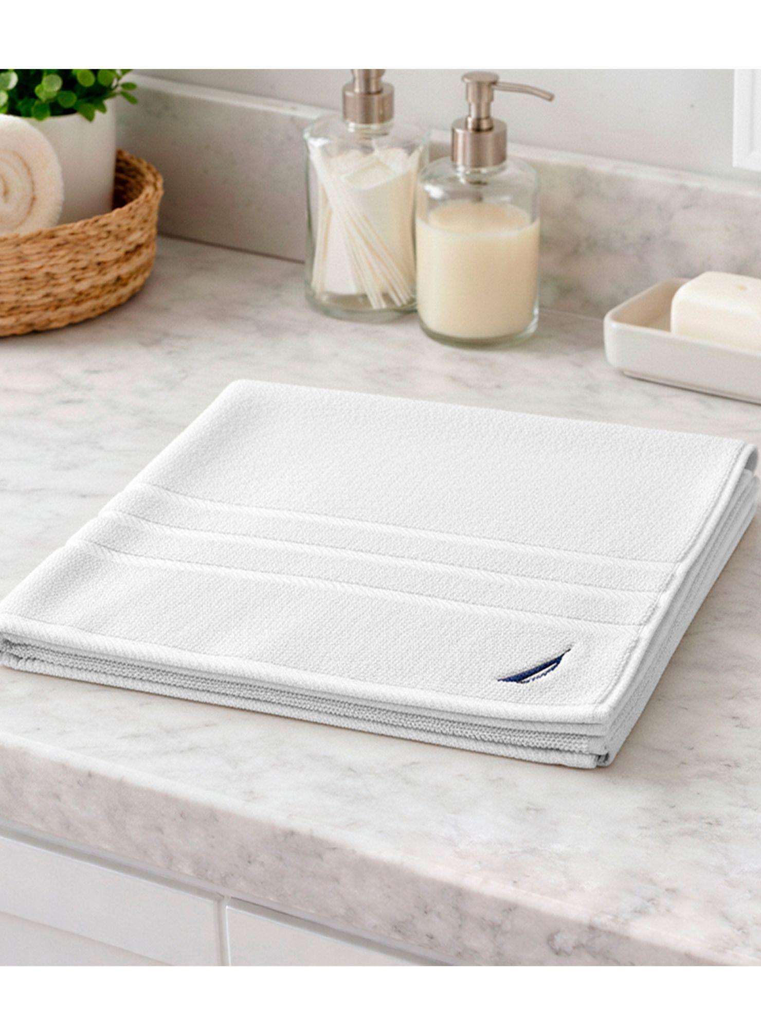 Toalla de Baño Cuerpo Nautica Home 100% algodón 76x137cm blanca-2