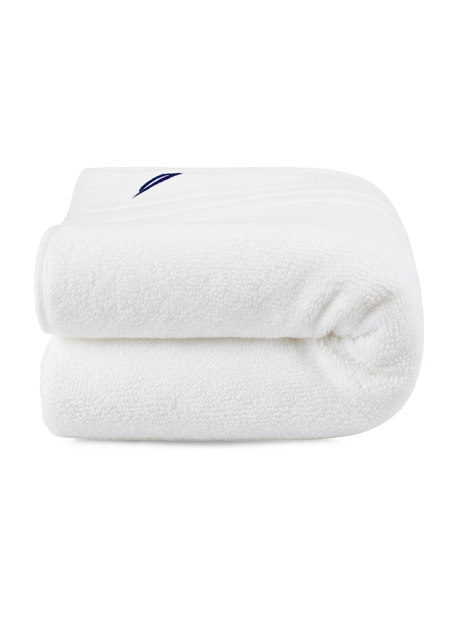 Toalla de Baño Cuerpo Nautica Home 100% algodón 76x137cm blanca-3