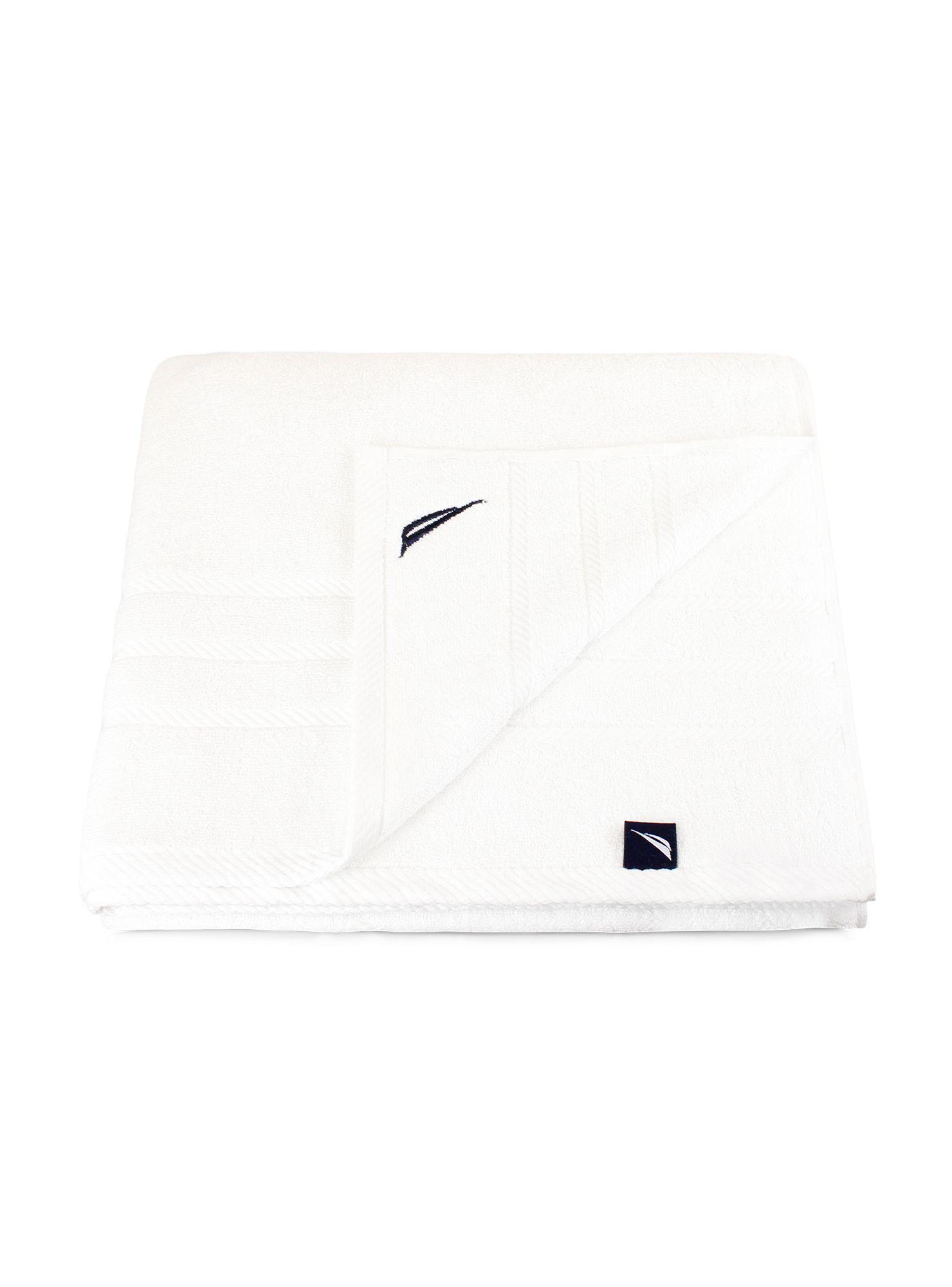 Toalla de Baño Cuerpo Nautica Home 100% algodón 76x137cm blanca-4