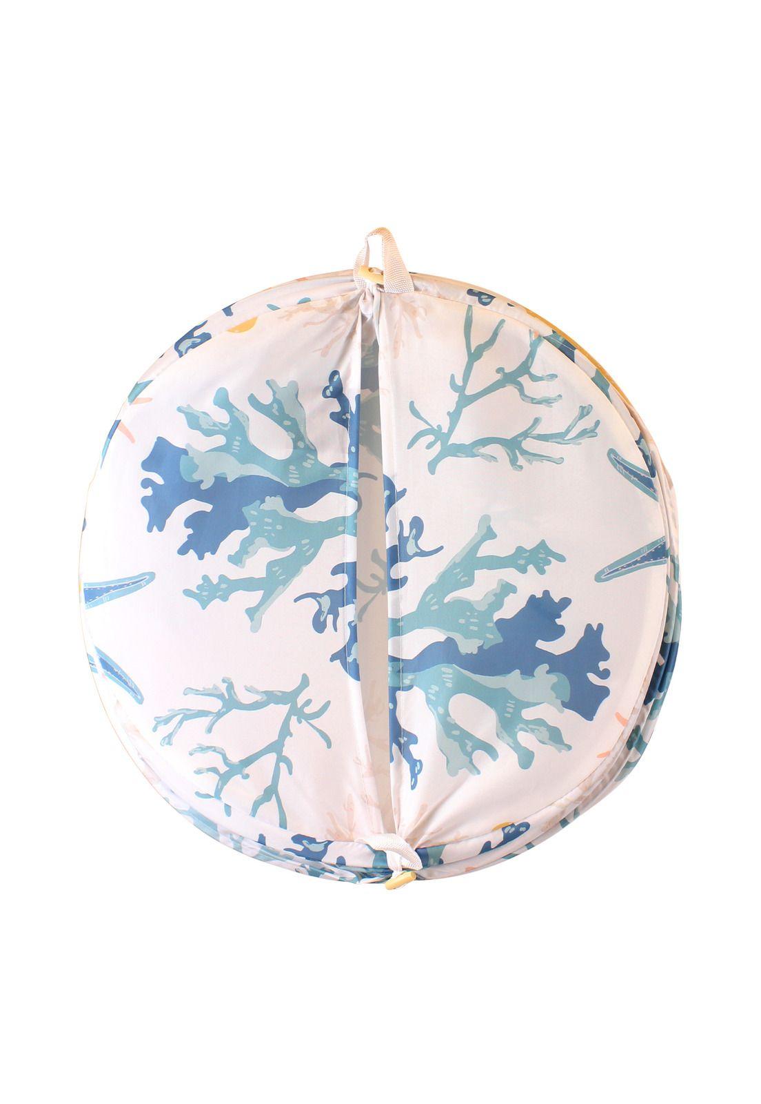 Cesto para ropa plegable Nautica 42x55cm corales de mar-5