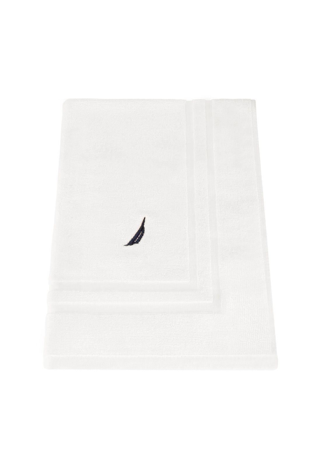 Toalla de piso SAVOY Nautica Home algodón premium  50x80 cm blanco-2