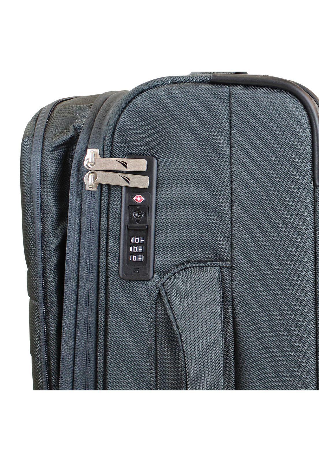 Maleta blanda de tela mediana Nautica Munich 20kg gris-2