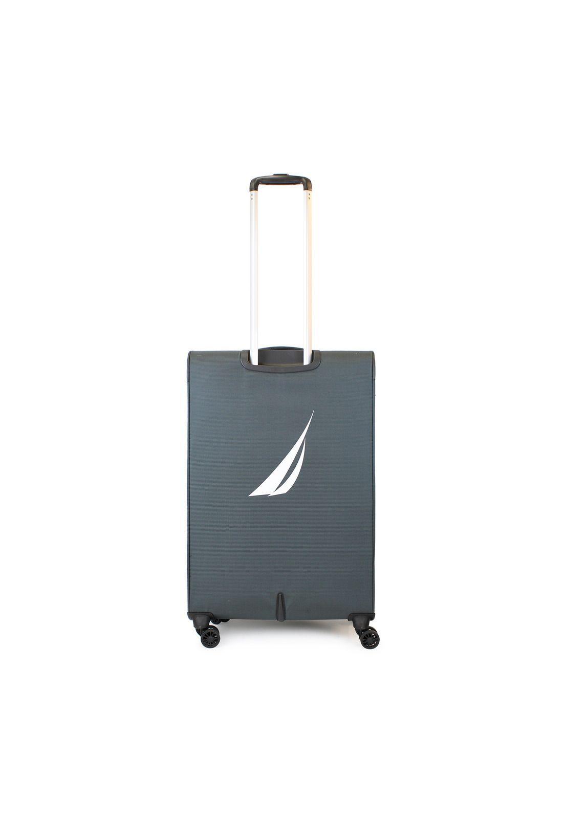 Maleta blanda de tela mediana Nautica Munich 20kg gris-7