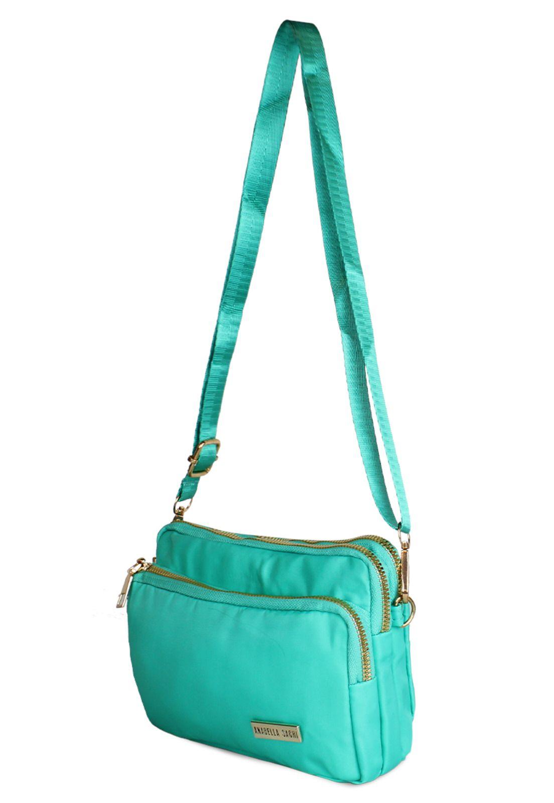 Cartera bandolera Kim verde Anabella Sachi-2