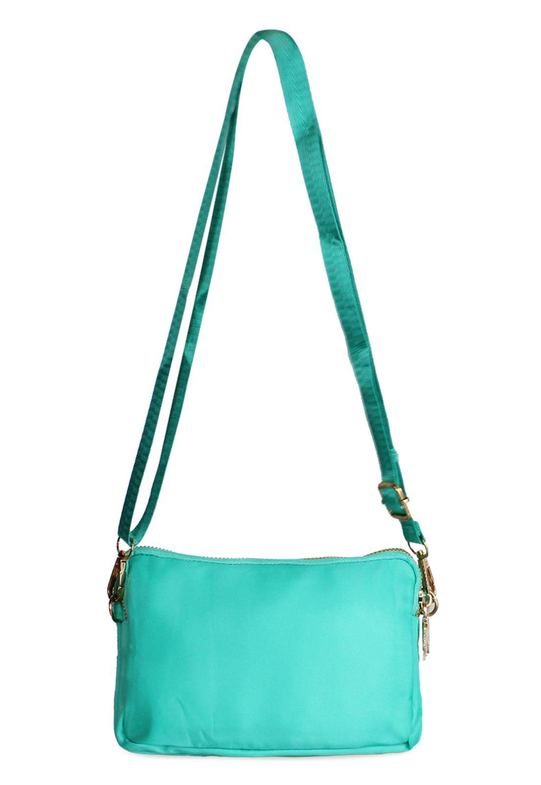Cartera bandolera Kim verde Anabella Sachi-3