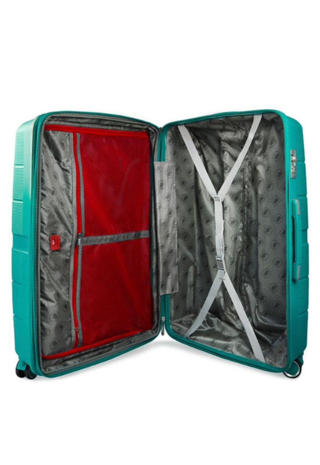 Pack 2 Maletas Xpos S+L Verde Swiss Bag-2