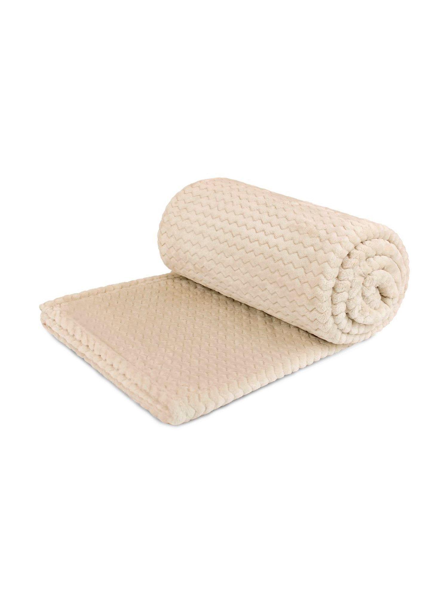 Pack 2 Mantas de Cama Nautica Home Jacquard Franela suave 127x178cm-4