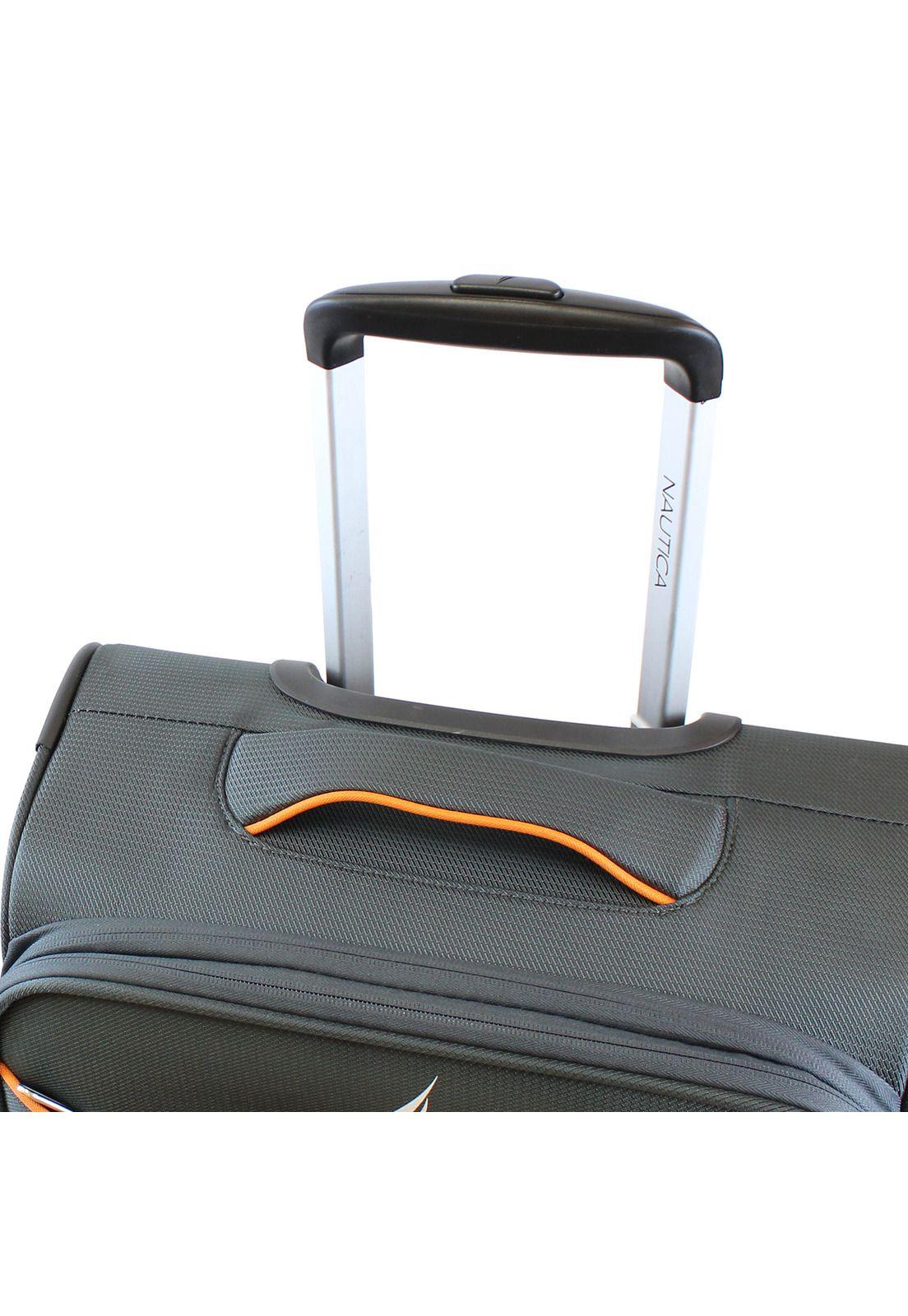 Maleta de tela S de cabina Nautica Lisboa 10kg gris-3