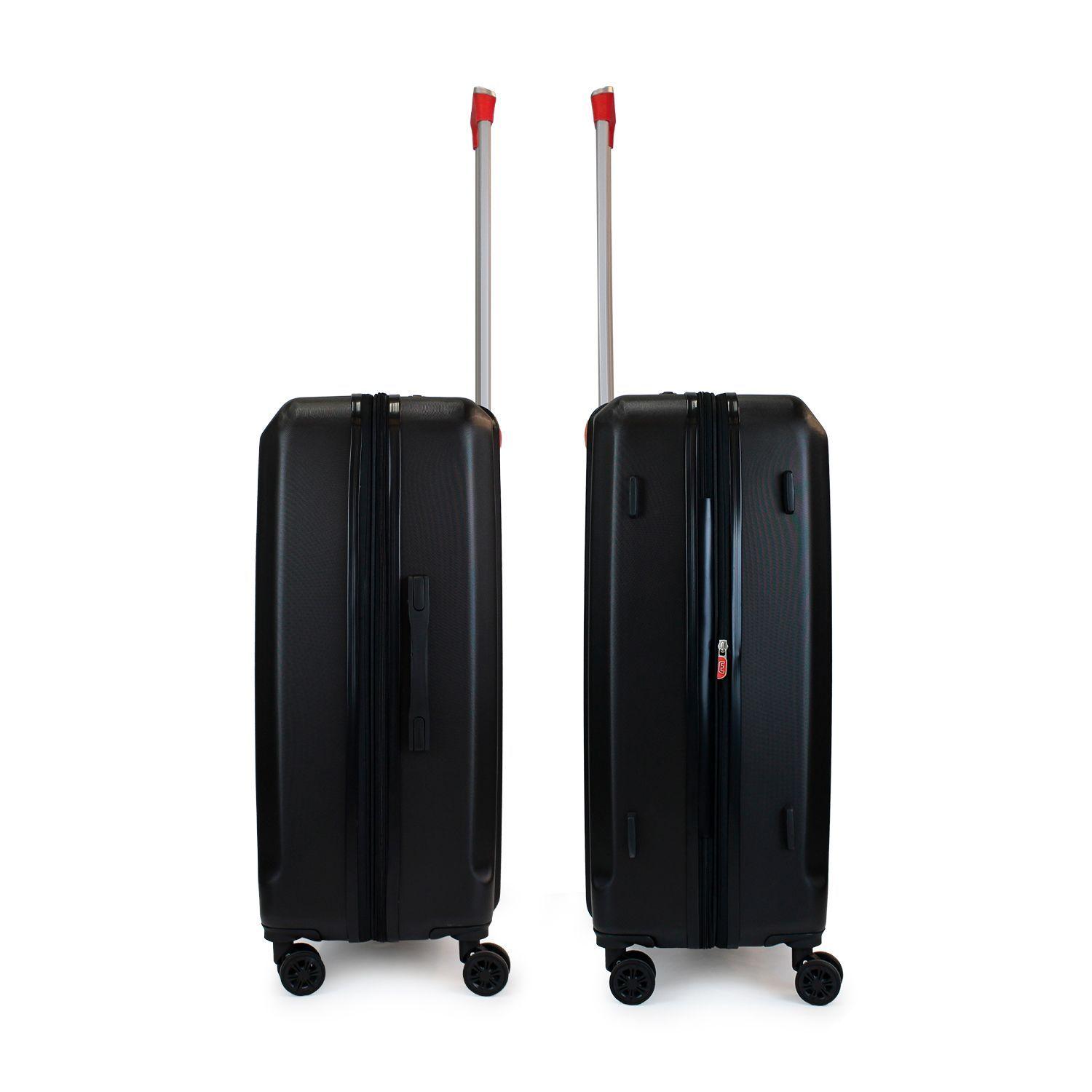 Maleta mediana Olympia 20kg negra-roja-7