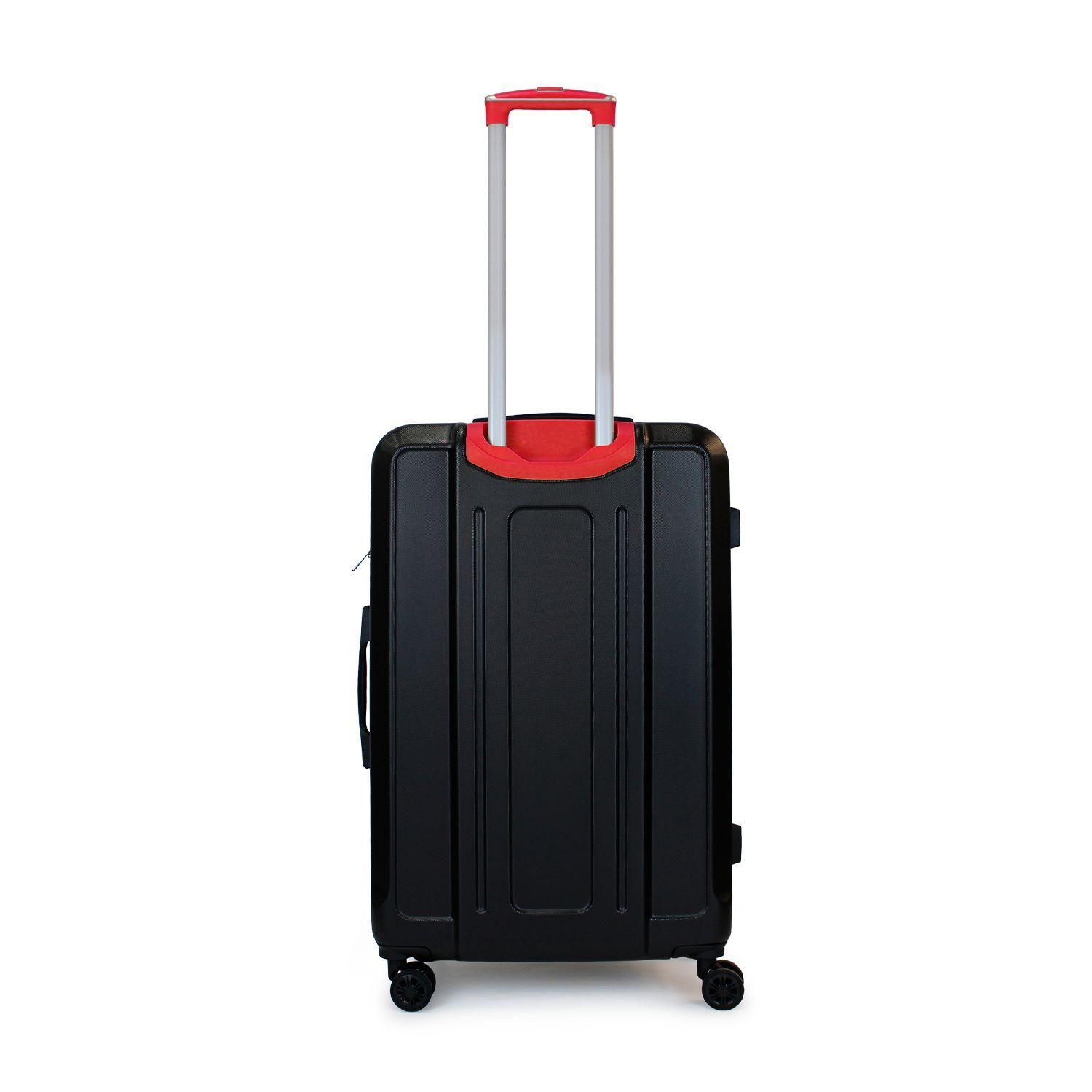 Maleta mediana Olympia 20kg negra-roja-8