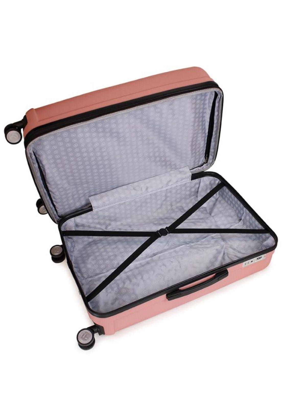 Set 3 Maletas Flip rosada S+M+L F la Maleta de Chile-1