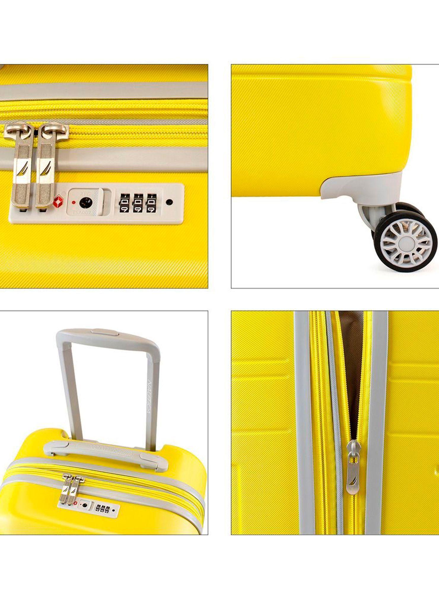 Pack 2 maletas M+L Nautica Palermo 20k y 23k amarillo-2
