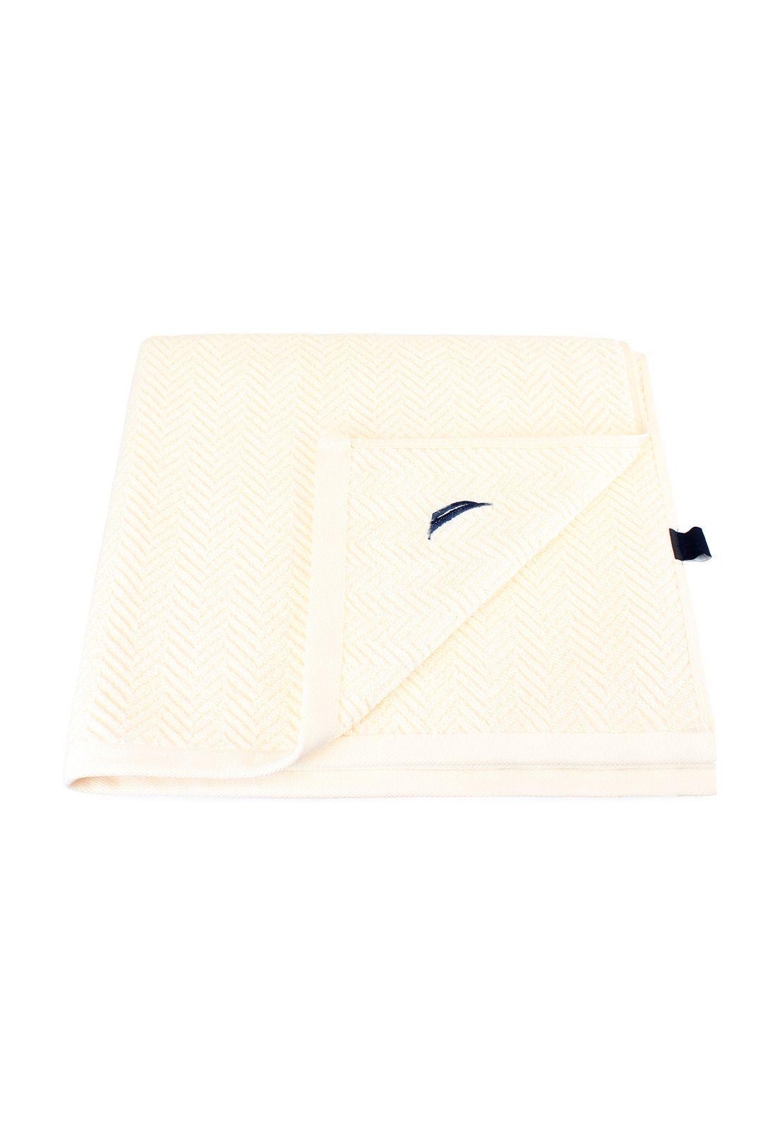 Pack 2 Toallas de Baño VIS Nautica Home 100% algodón suave 76x137cm beige-2