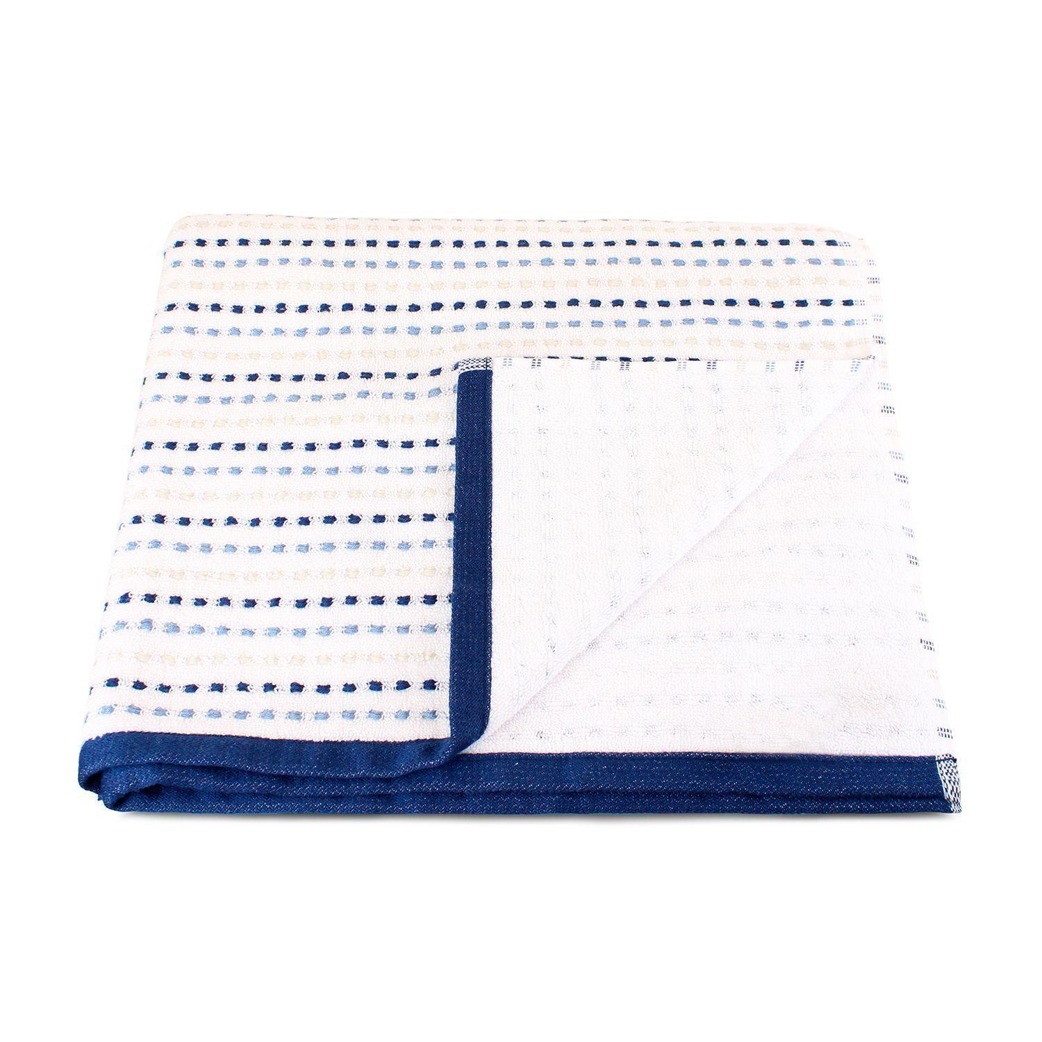 Toalla de Baño Stripe Nautica Home 100% algodón76x137cm blanca-4