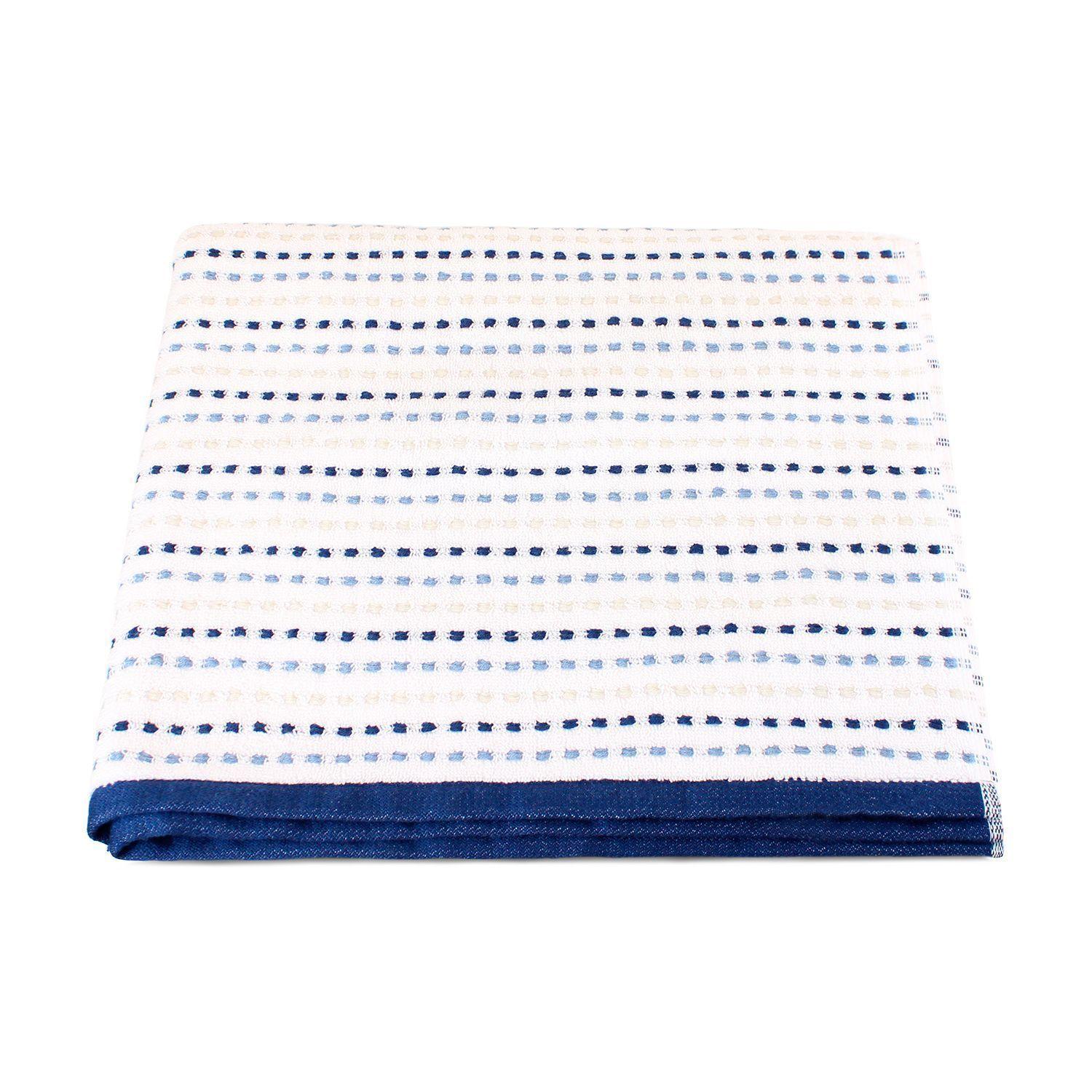 Toalla de Baño Stripe Nautica Home 100% algodón76x137cm blanca-5