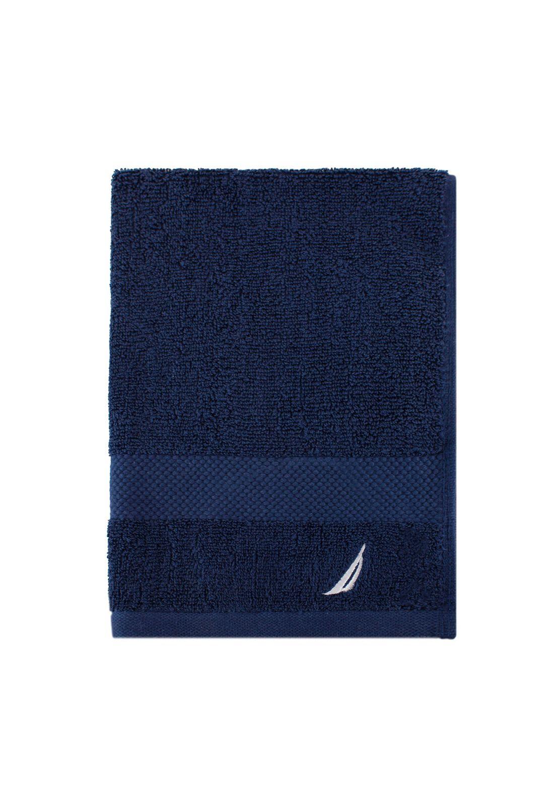 Set 2 Toallas Nautica HEAVEN Cara+mano 100% algodón alta calidad azul celeste-5