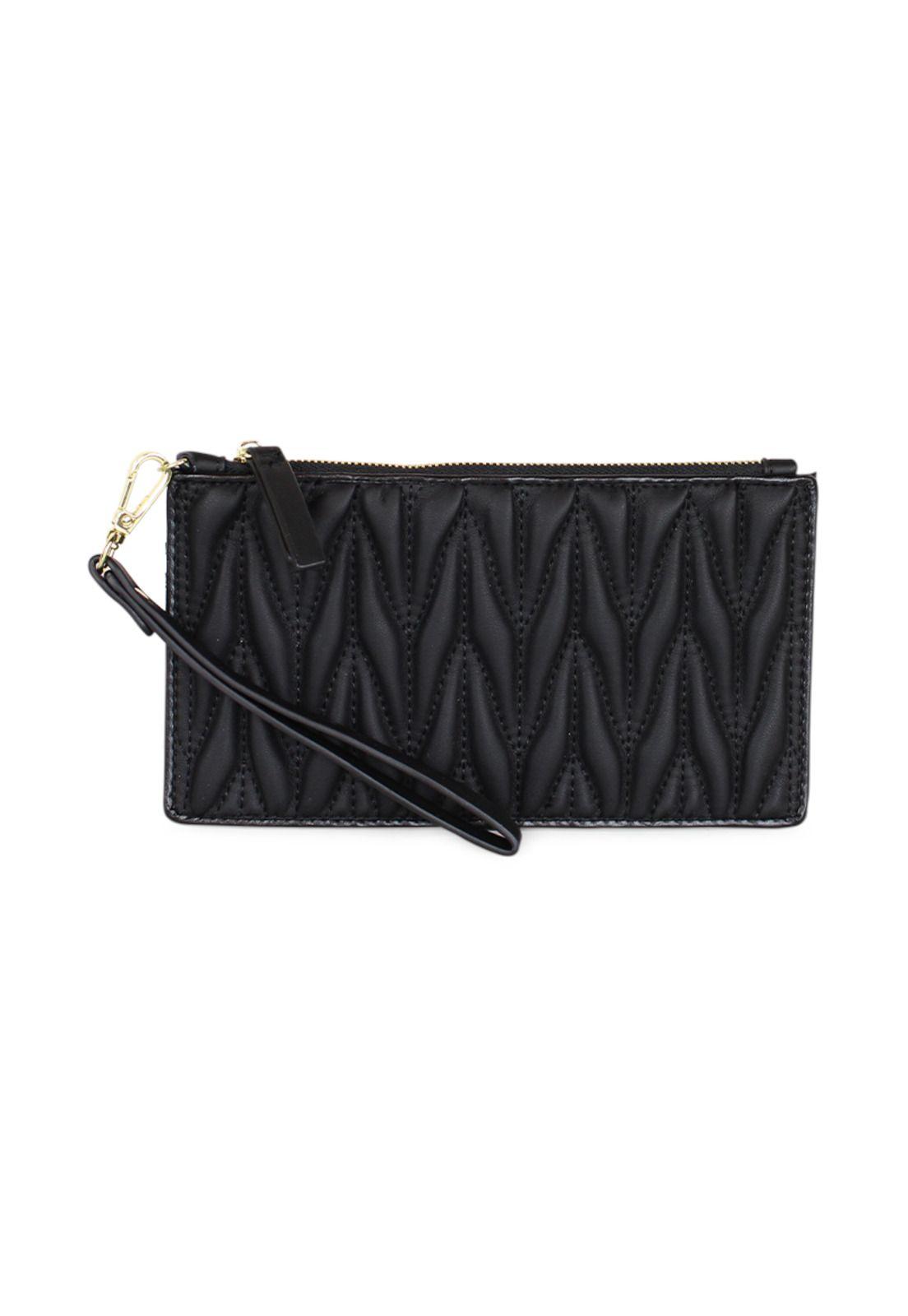 Pack Billetera Abella negra + Pañuelo Oni negro Kenneth Cole-2